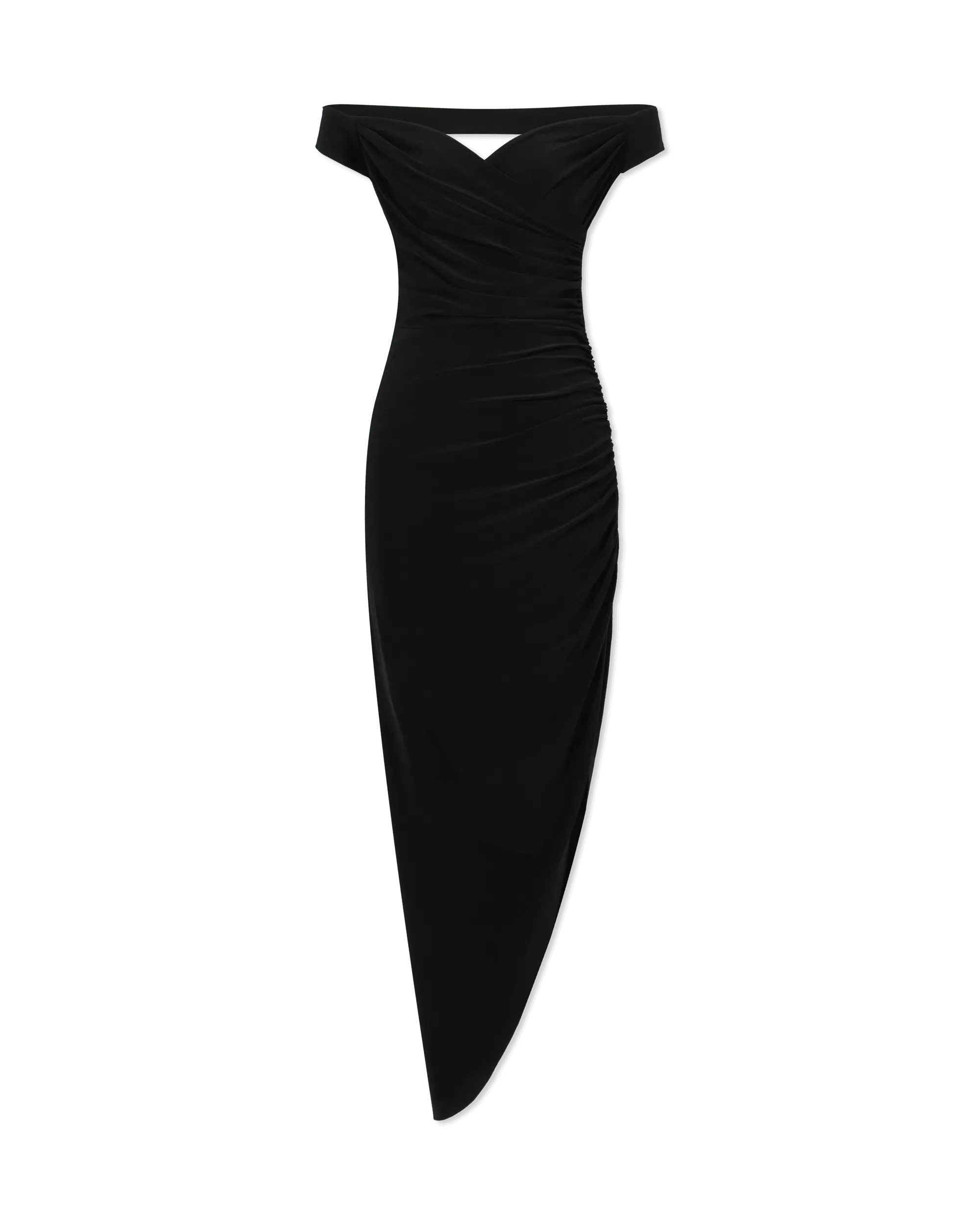 Cayla Side Drape Gown - DIHSAN