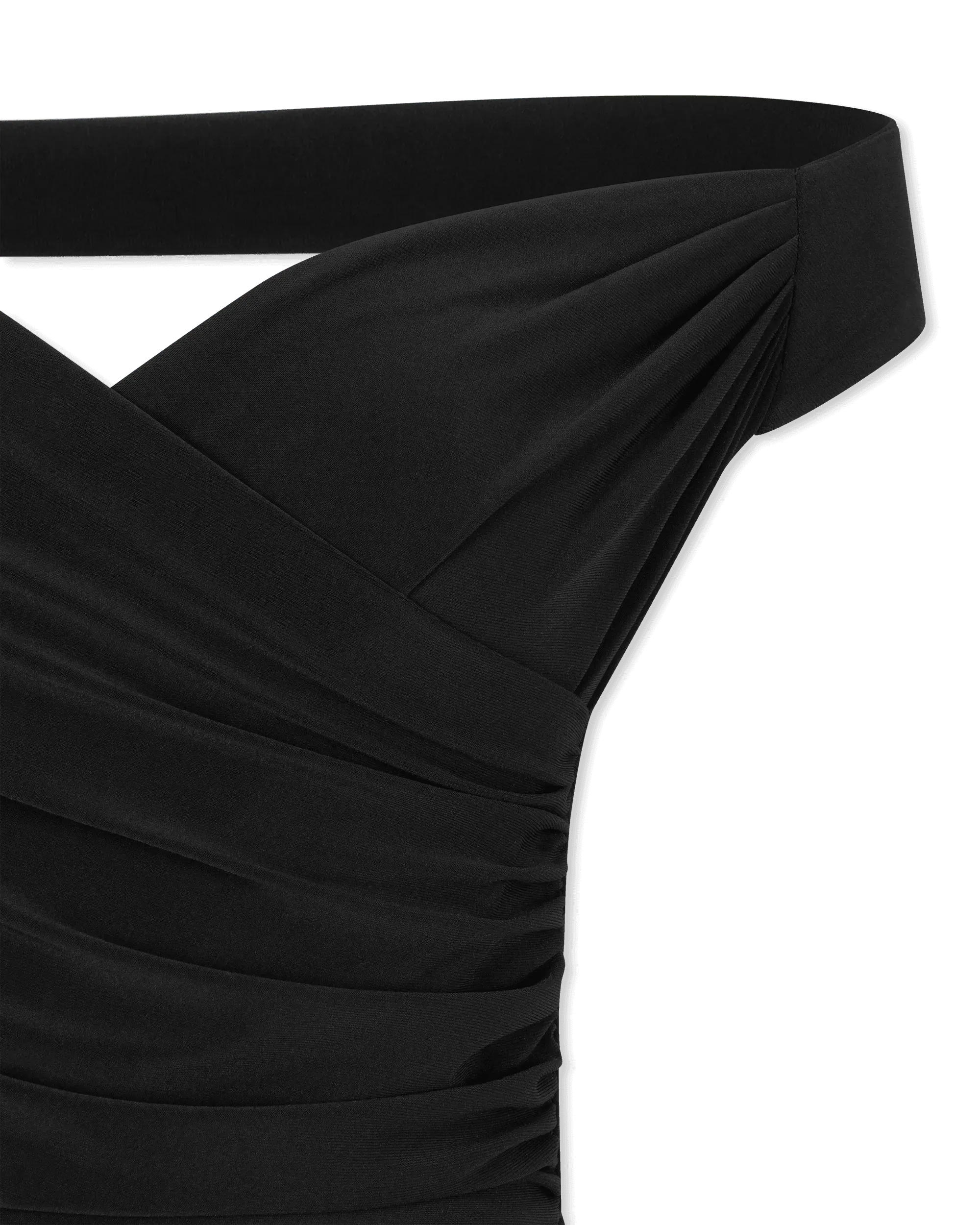 Cayla Side Drape Gown - DIHSAN