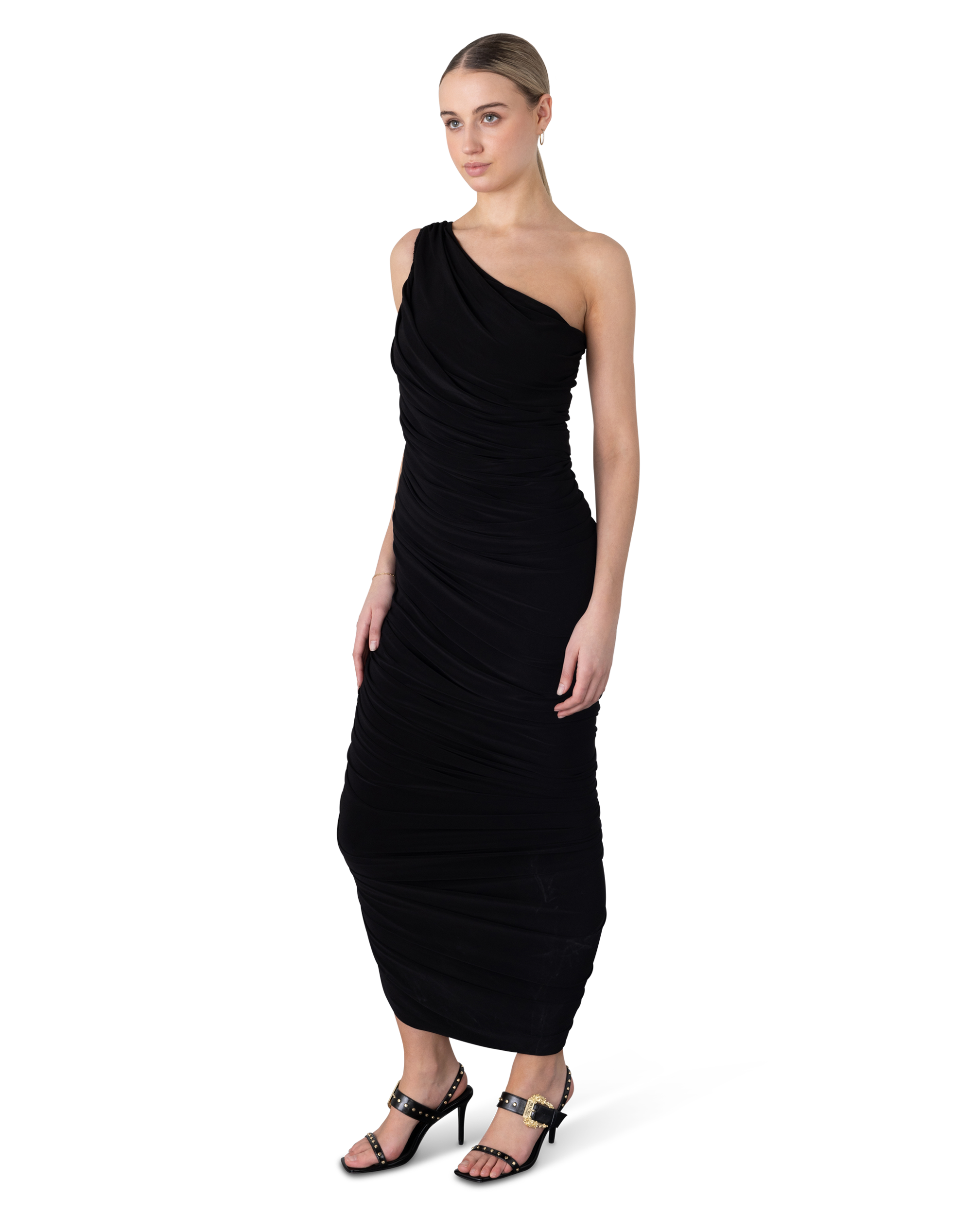 Norma Kamali Diana One Shoulder Gown