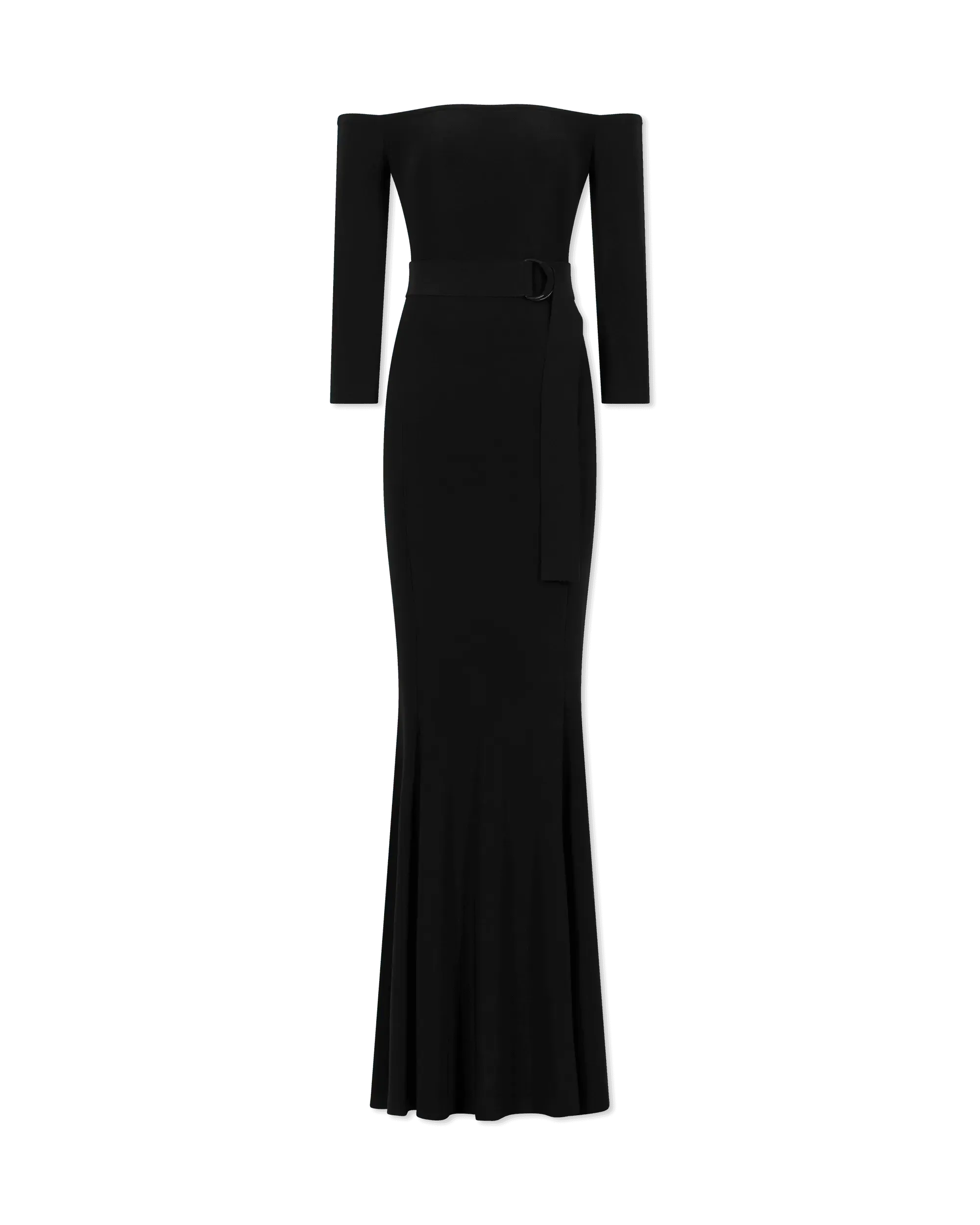 Off Shoulder Fishtail Gown - DIHSAN
