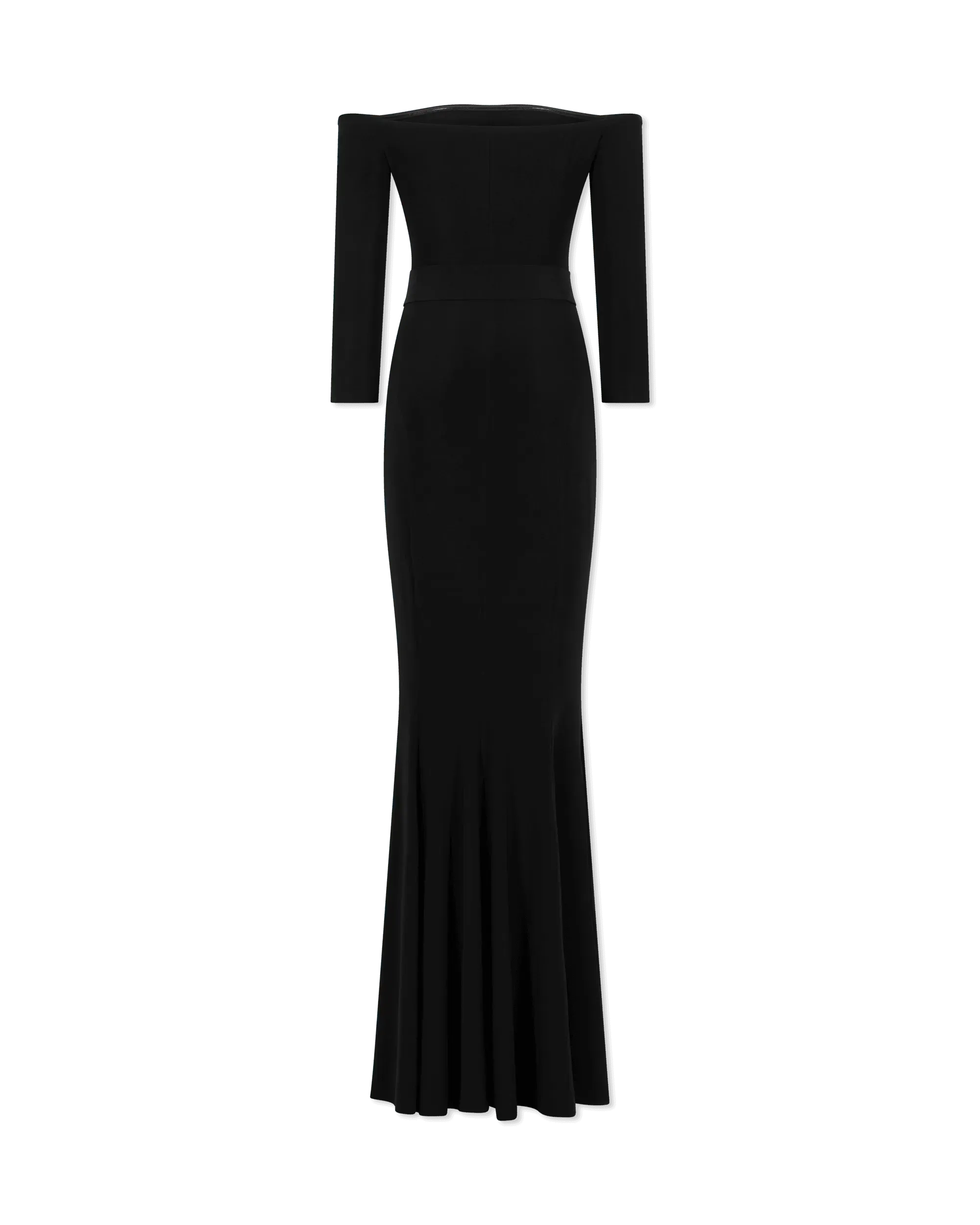 Off Shoulder Fishtail Gown - DIHSAN