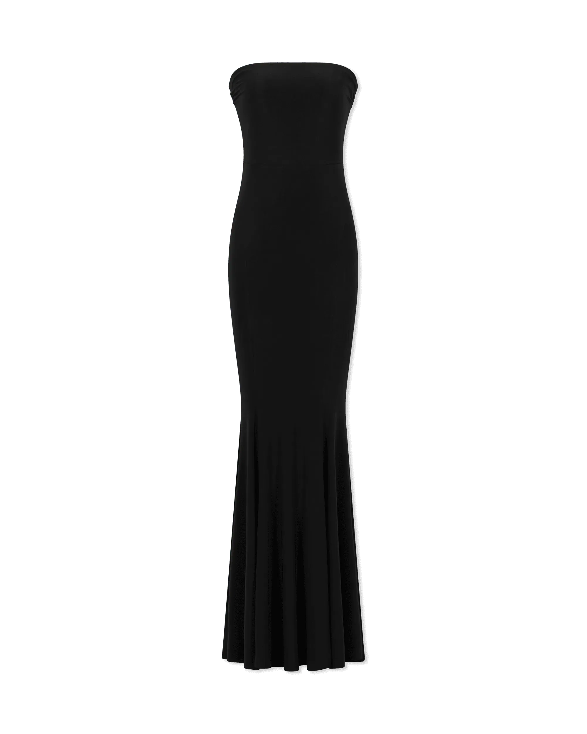 Strapless Lamé Fishtail Gown - DIHSAN