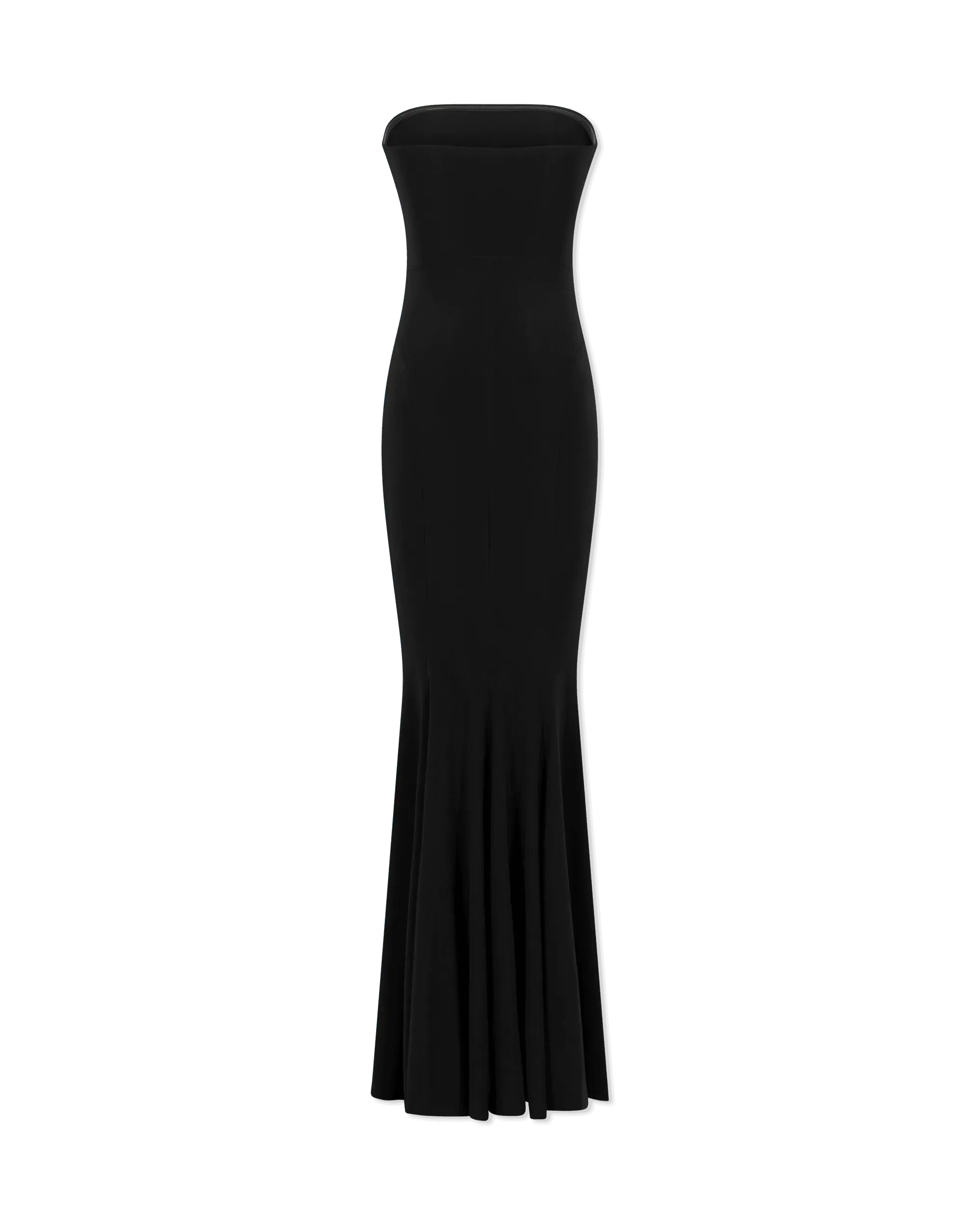 Strapless Lamé Fishtail Gown - DIHSAN
