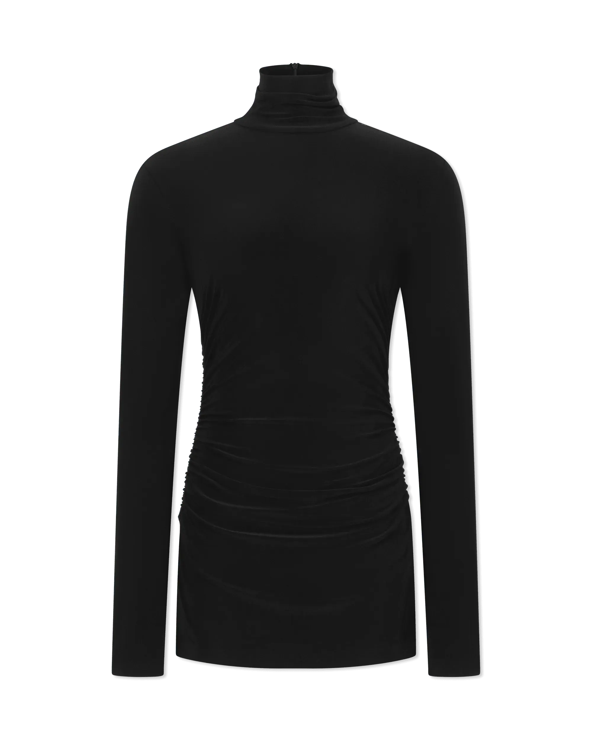 Long Sleeve Turtleneck Pickleball Dress - DIHSAN