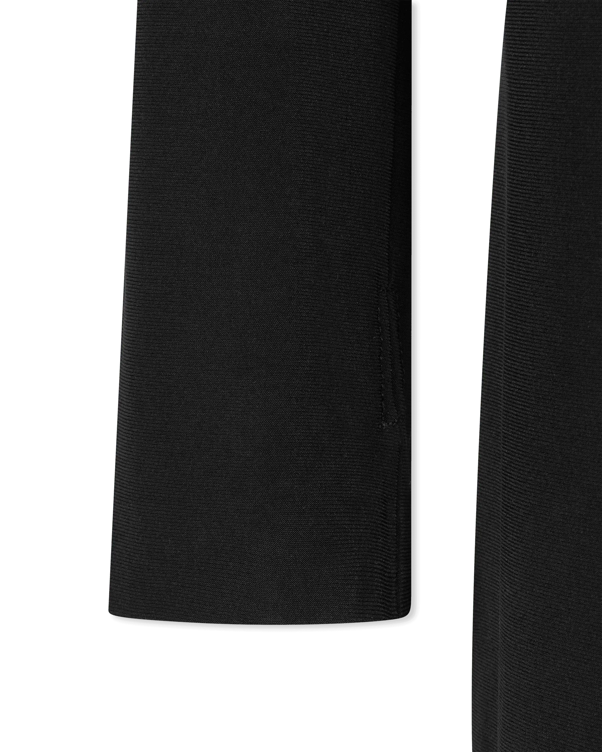 Long Sleeve Turtleneck Side Slit Gown - DIHSAN