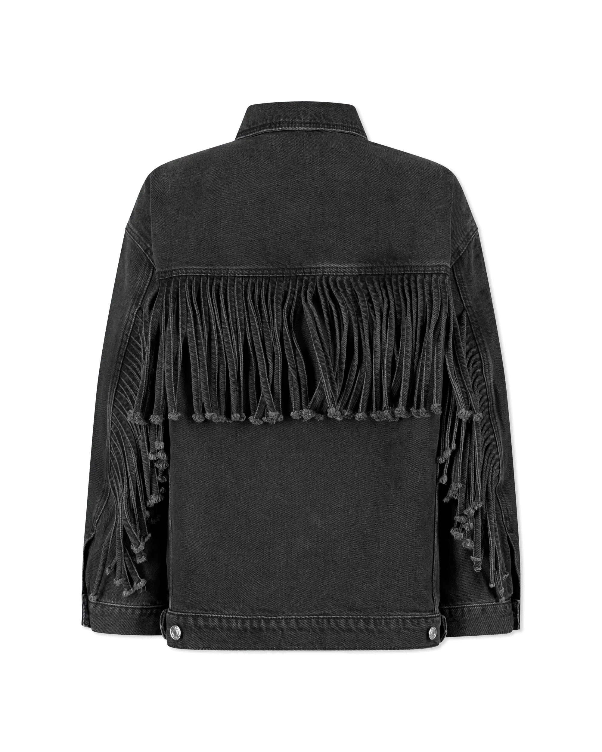 Icon 2 Fringe Denim Jacket - DIHSAN