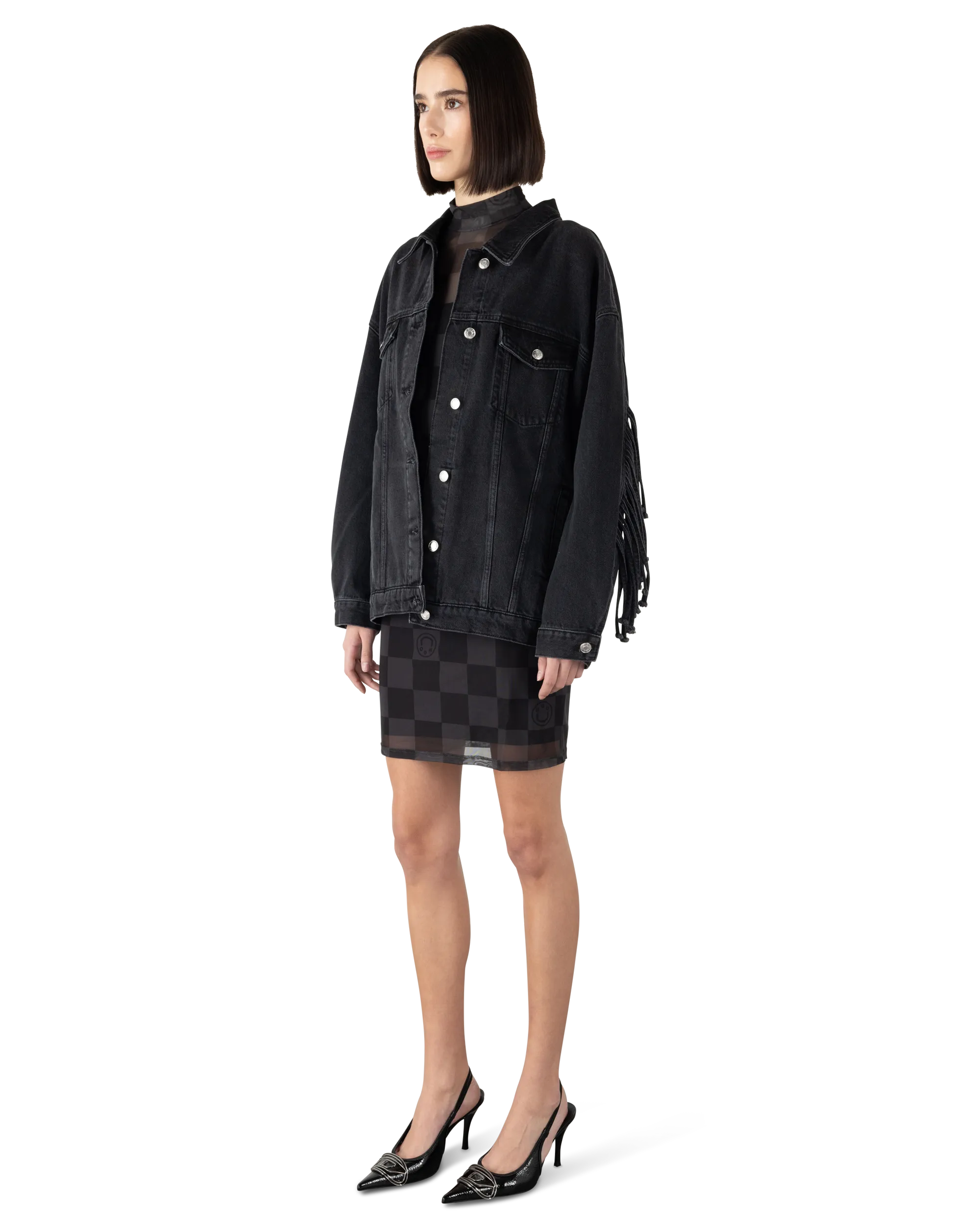 Icon 2 Fringe Denim Jacket
