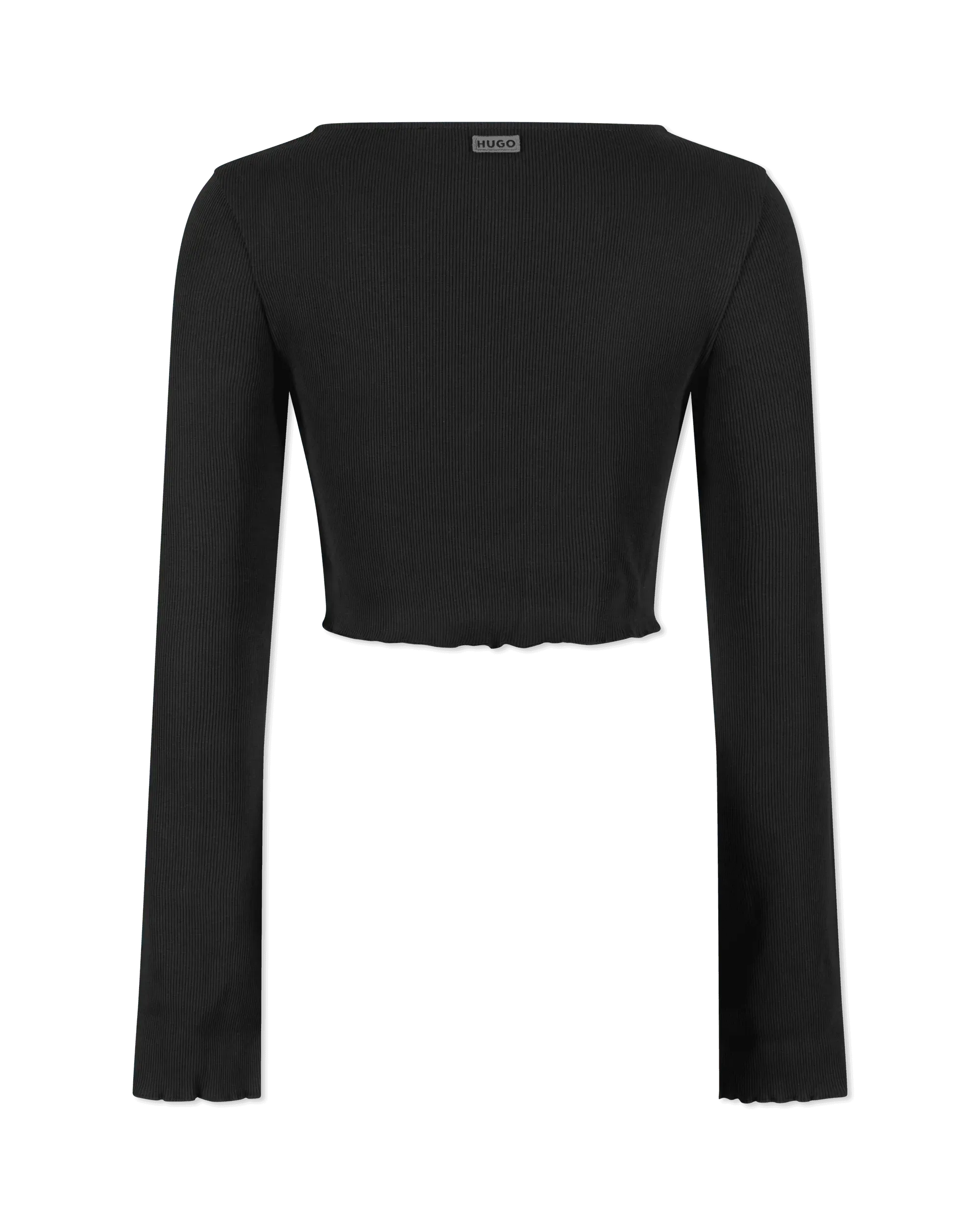 Dortensie Jersey Cropped Cardigan Top - DIHSAN