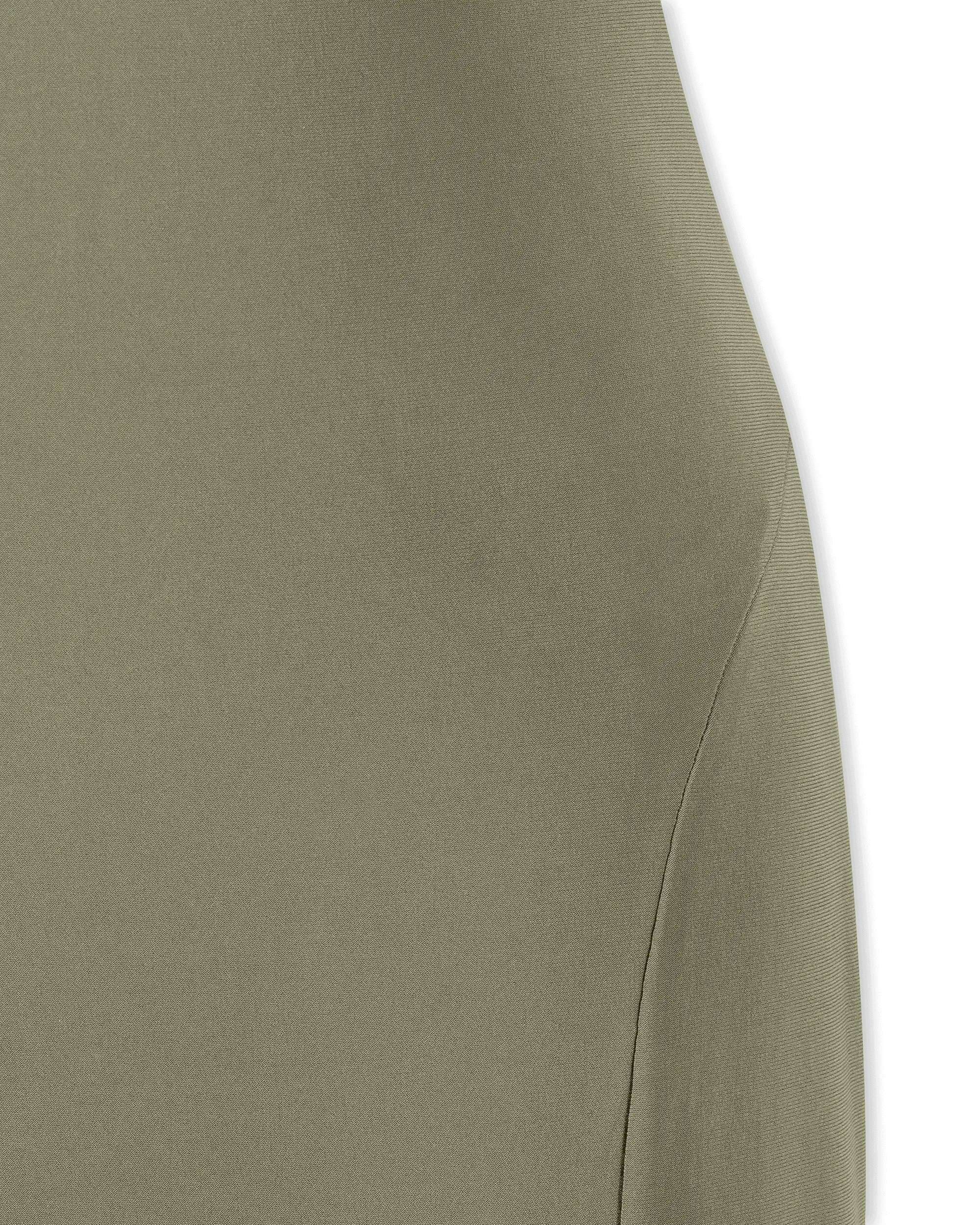 Sleeveless Turtleneck Fishtail Midi Dress - DIHSAN