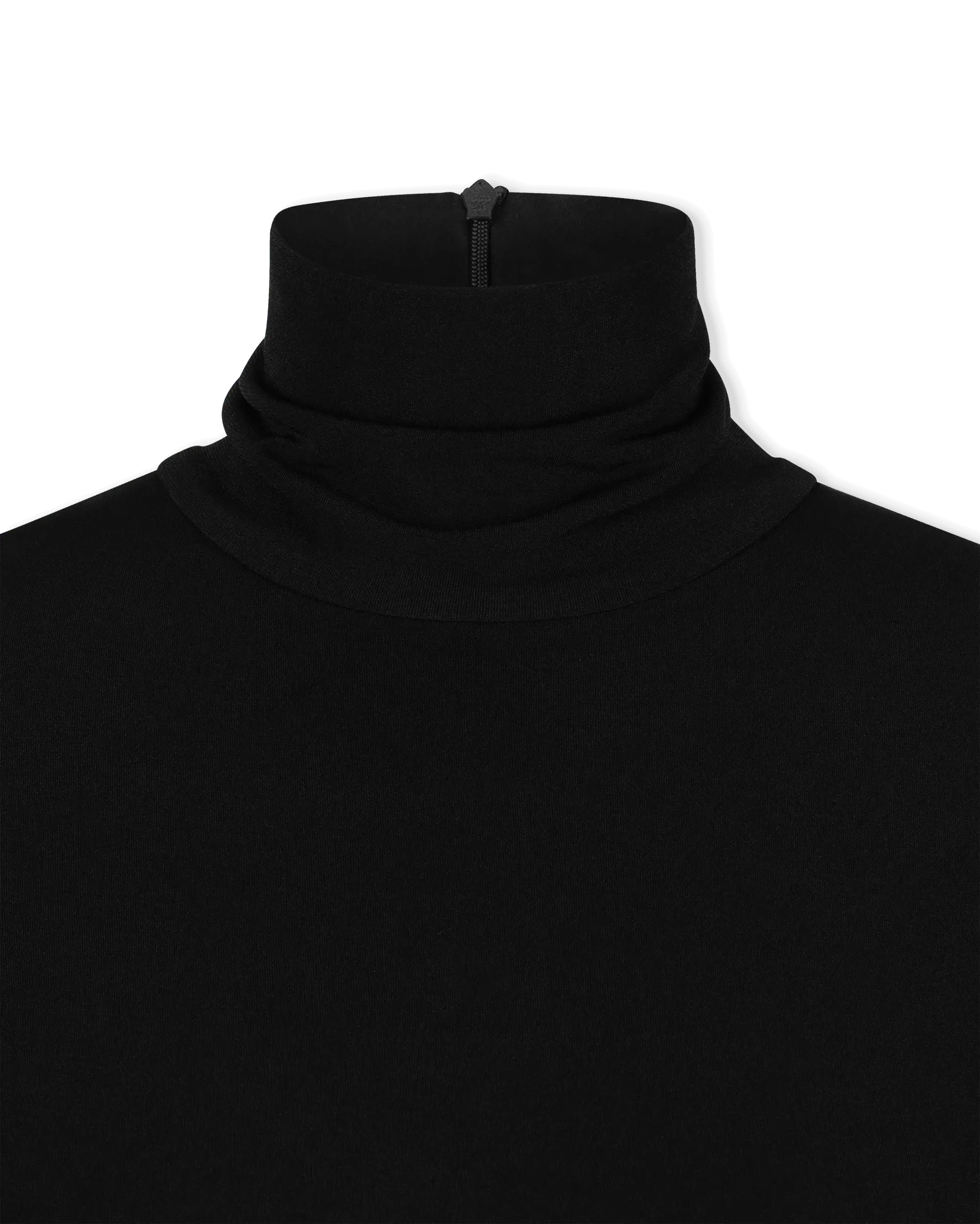 Half Sleeve Fitted Turtleneck Top - DIHSAN