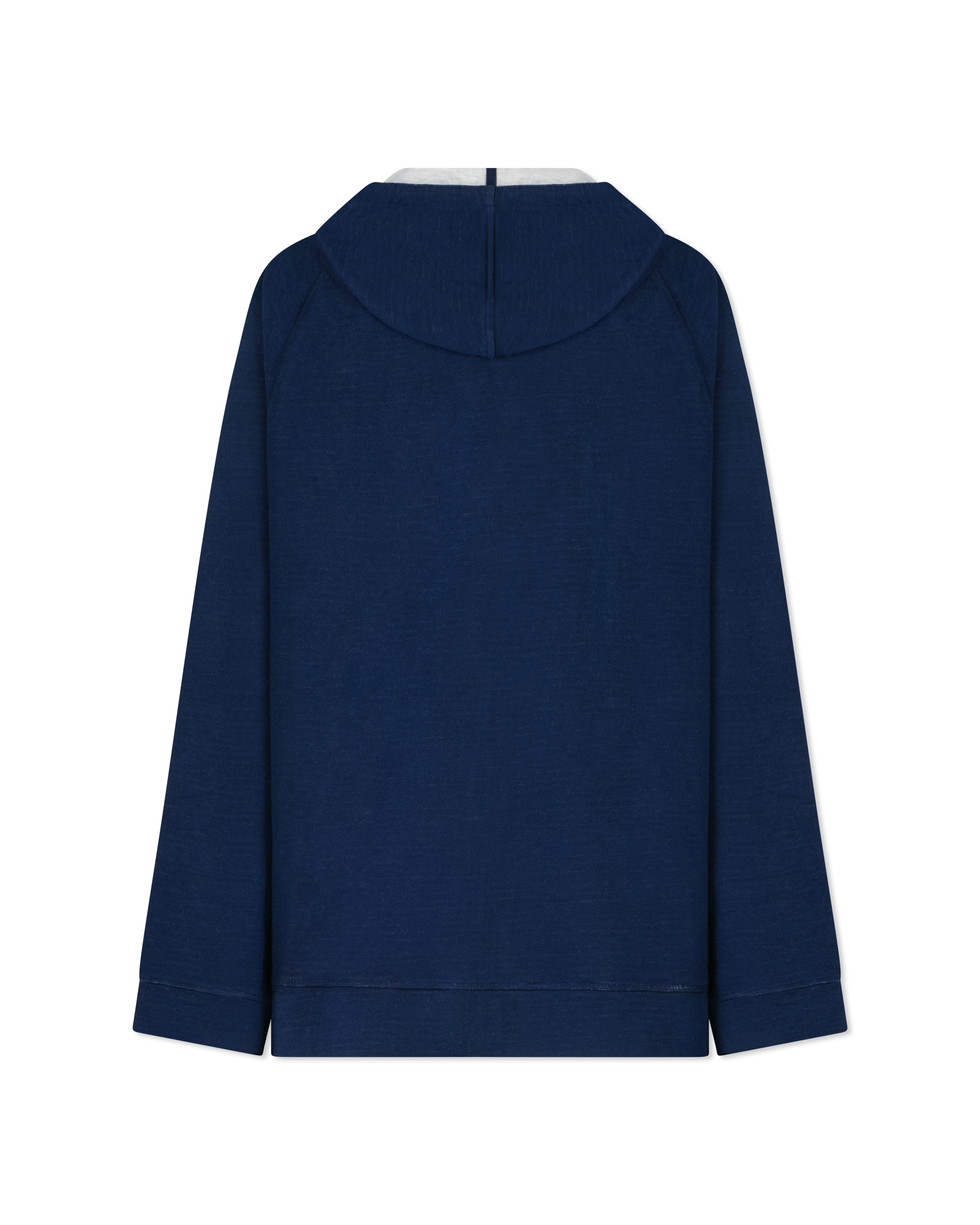 Double Plaited Knit Zip Hoodie