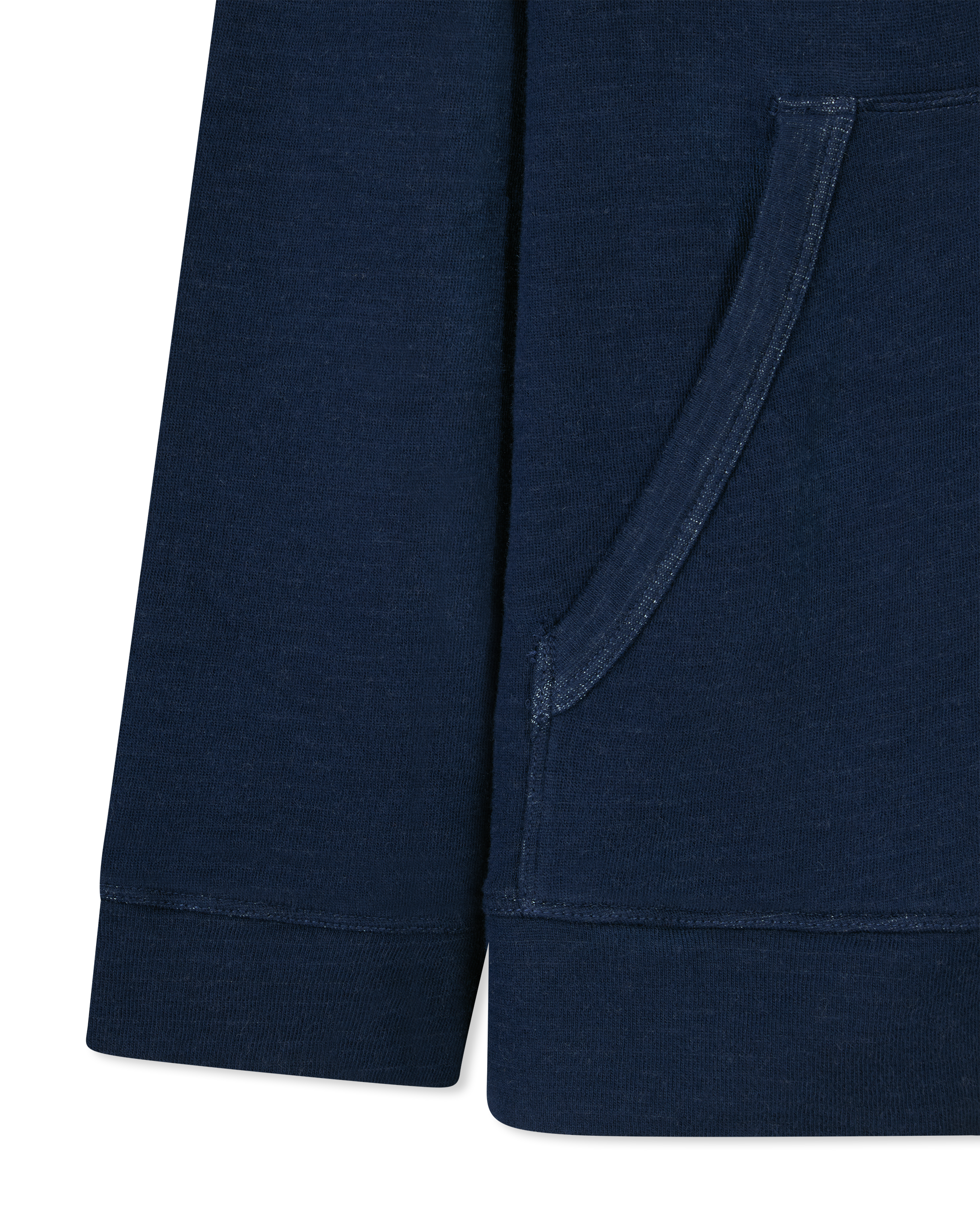 Double Plaited Knit Zip Hoodie