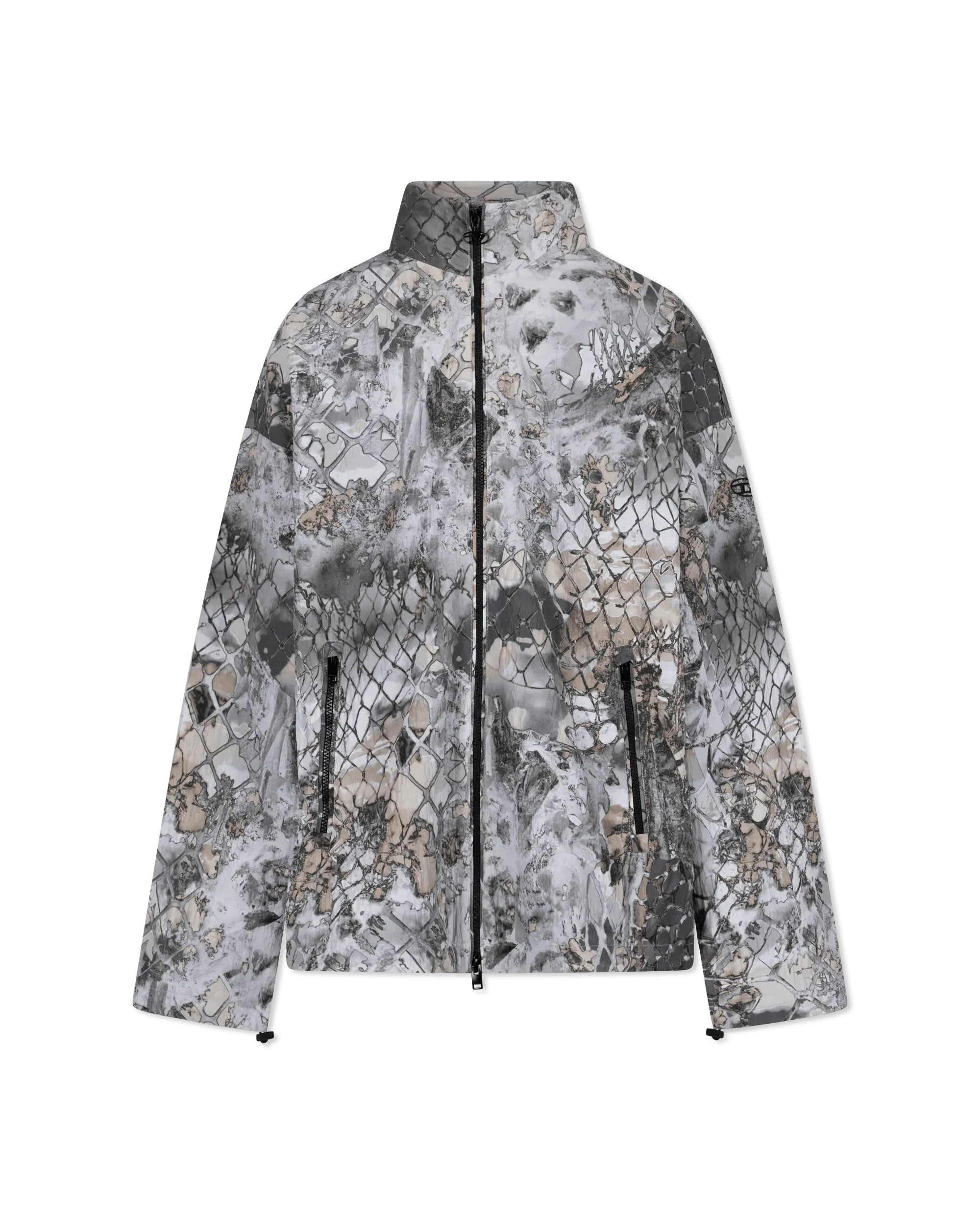 J-Dorsett Abstract Print Jacket - DIHSAN