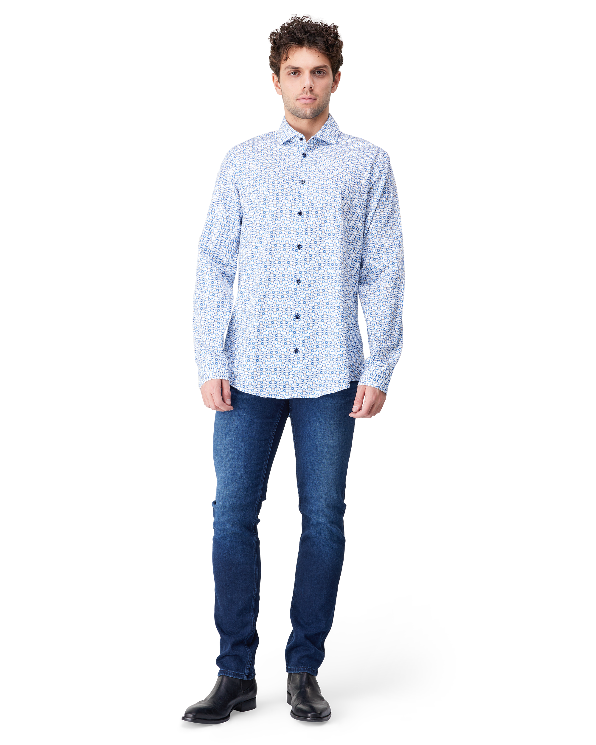Printed Long Sleeve Shirt