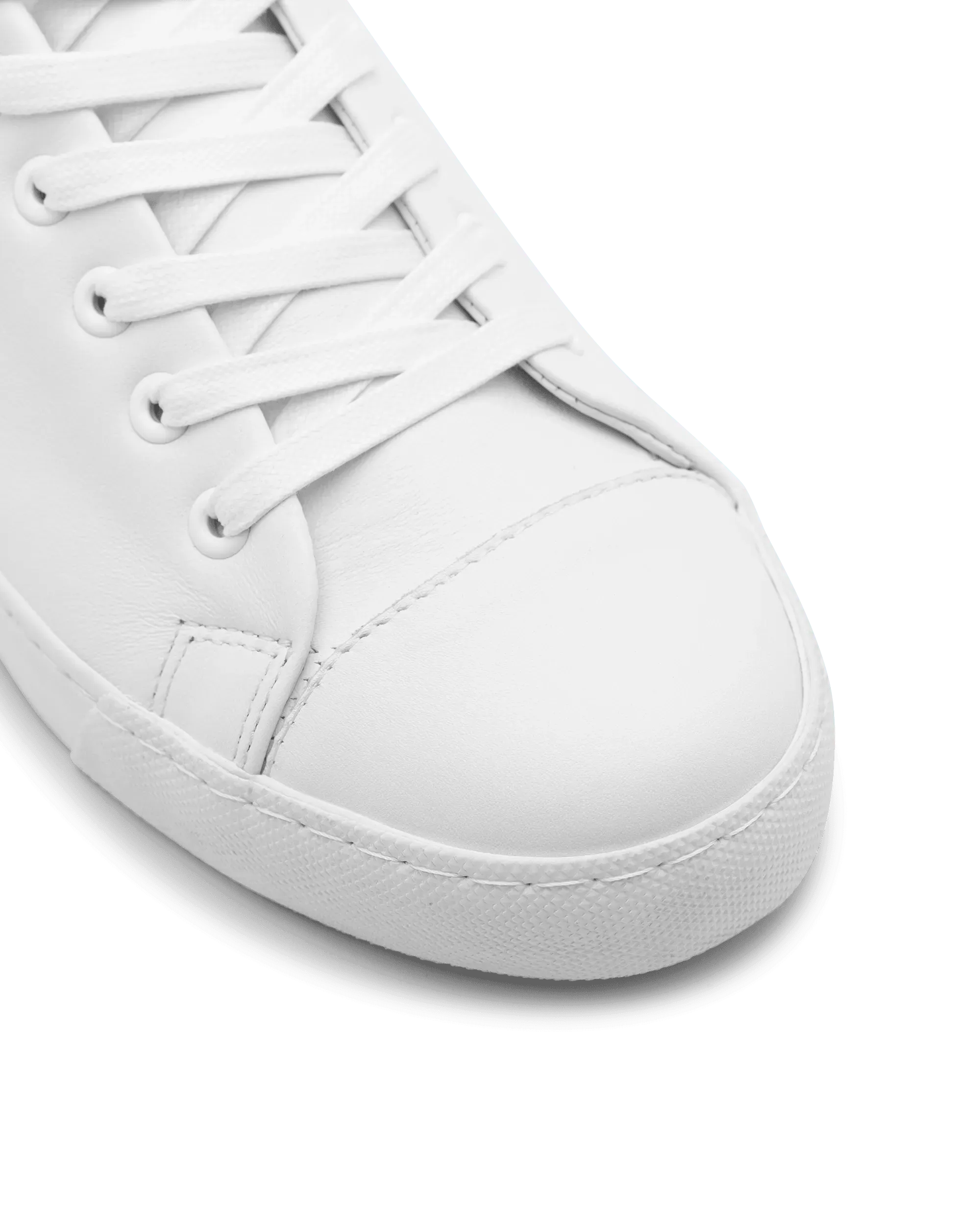 Logo Leather Low-Top Sneakers - DIHSAN