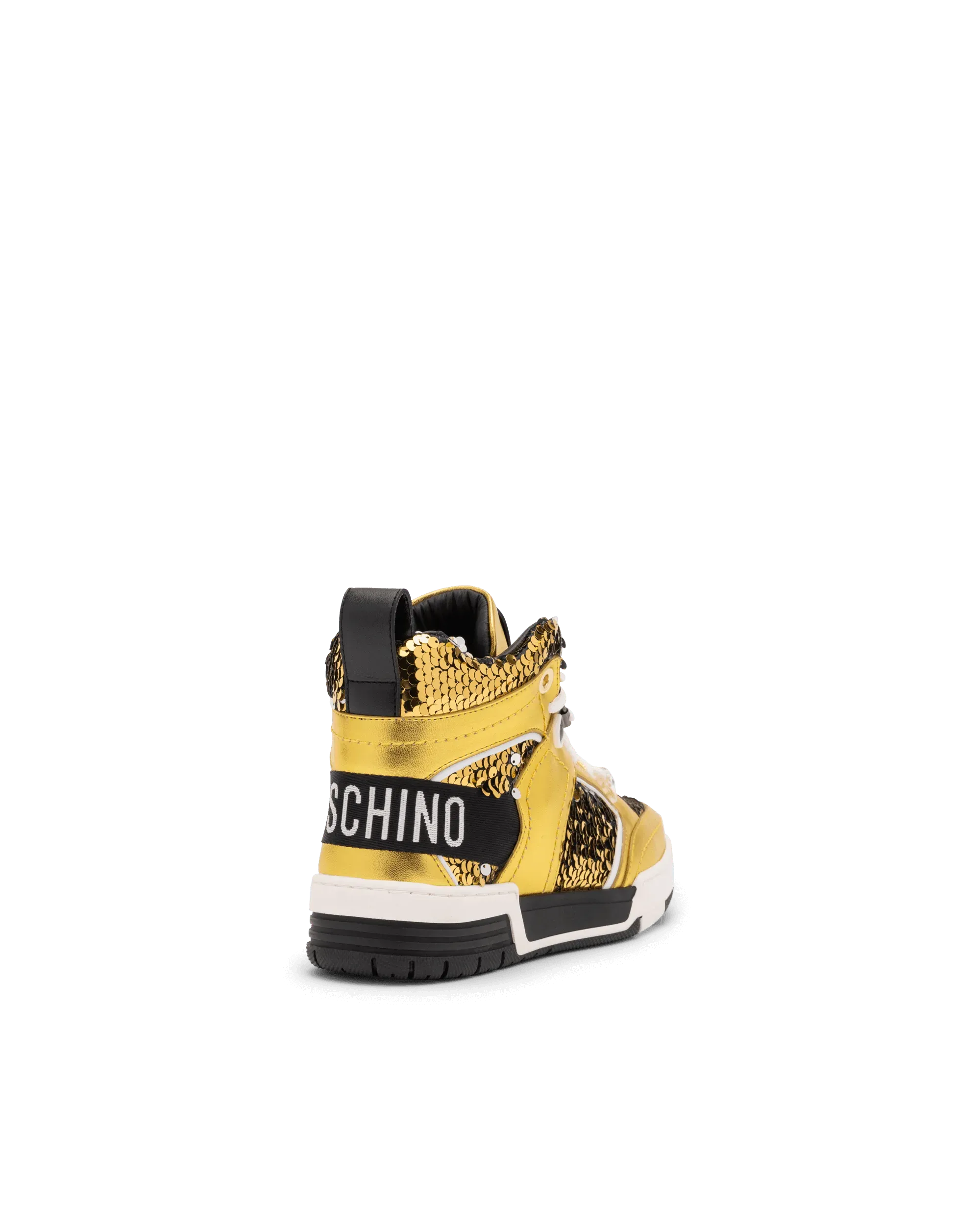 Streetball Sequin High-Top Sneakers - DIHSAN