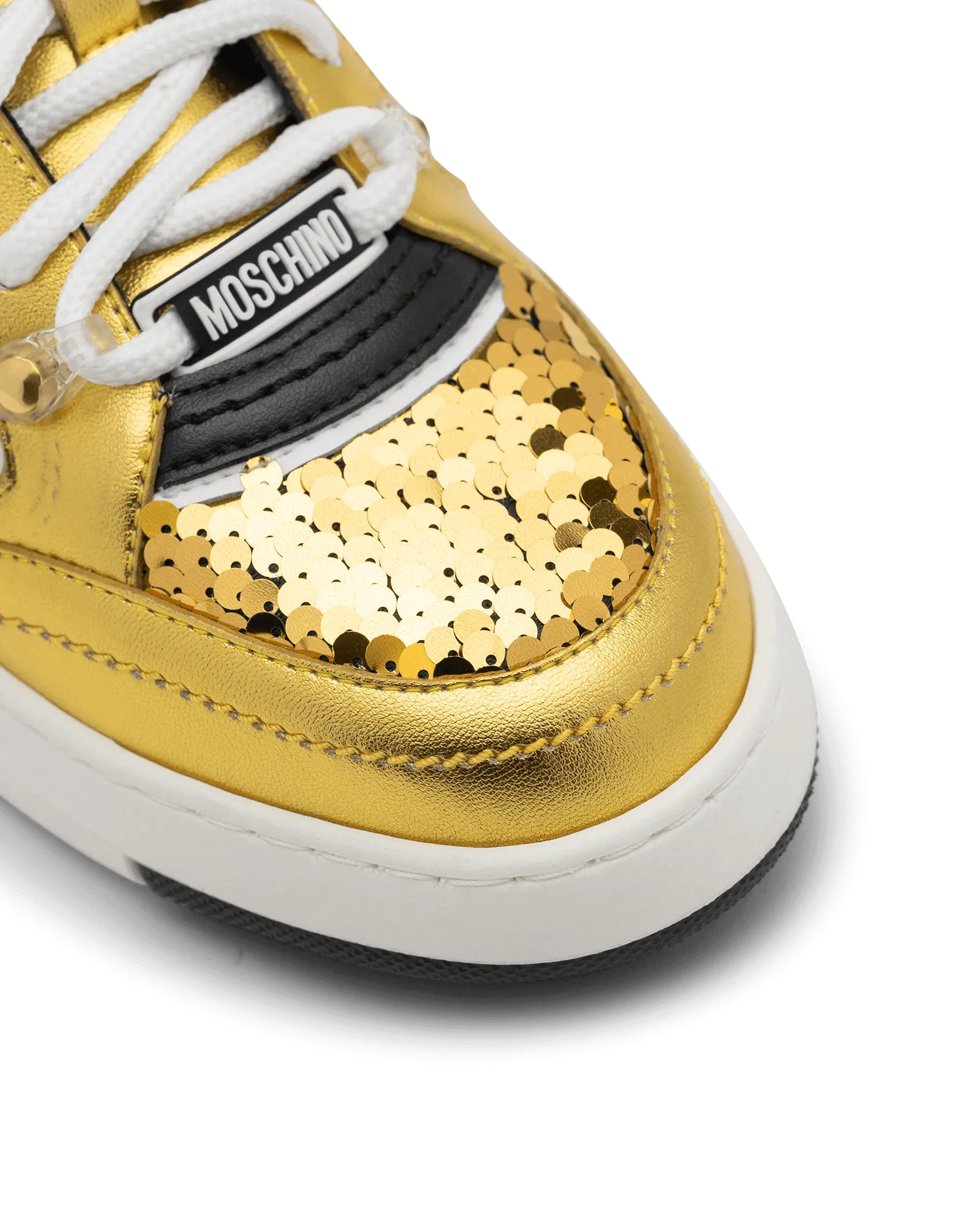 Streetball Sequin High-Top Sneakers - DIHSAN