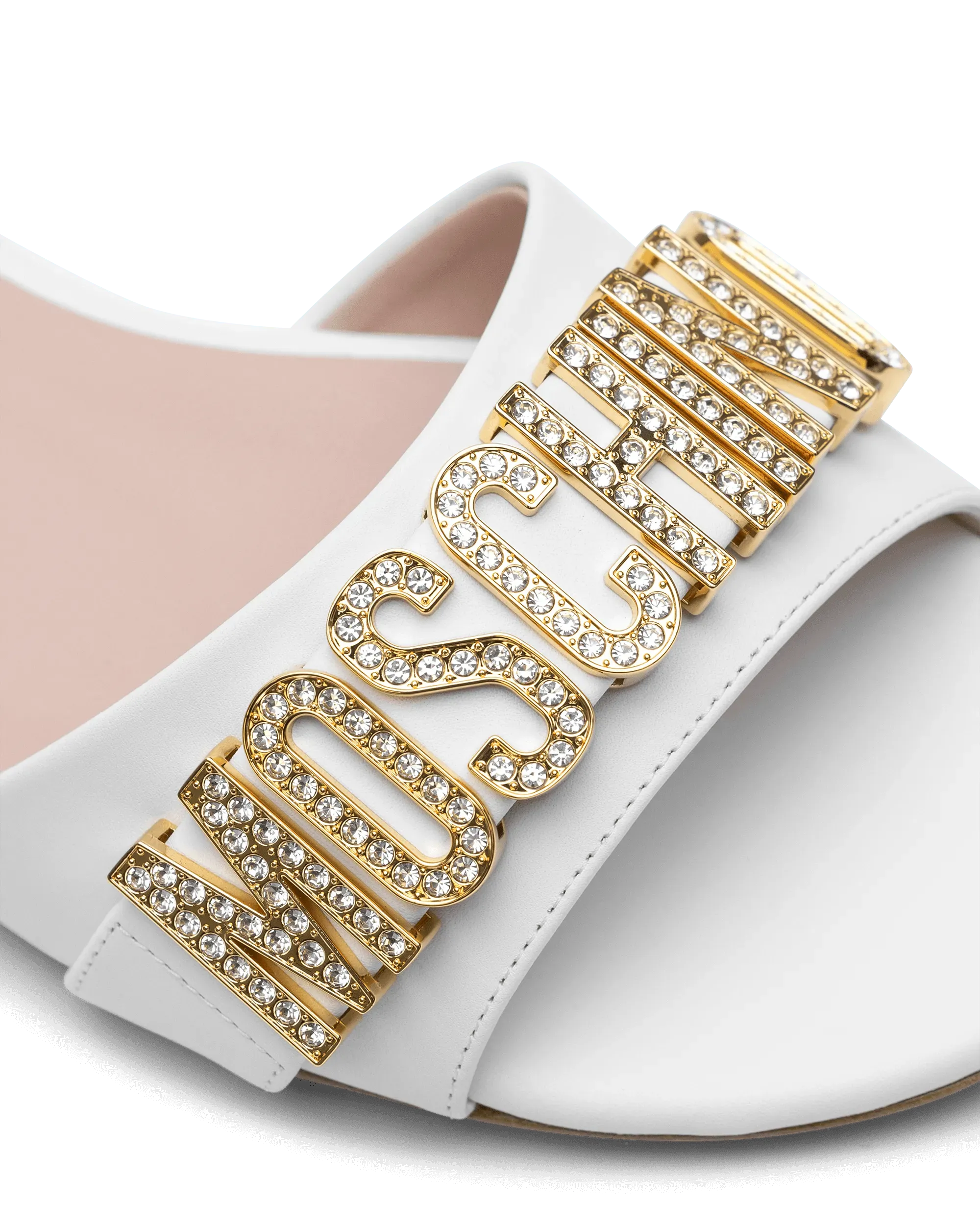 Logo Leather Mule Sandals - DIHSAN