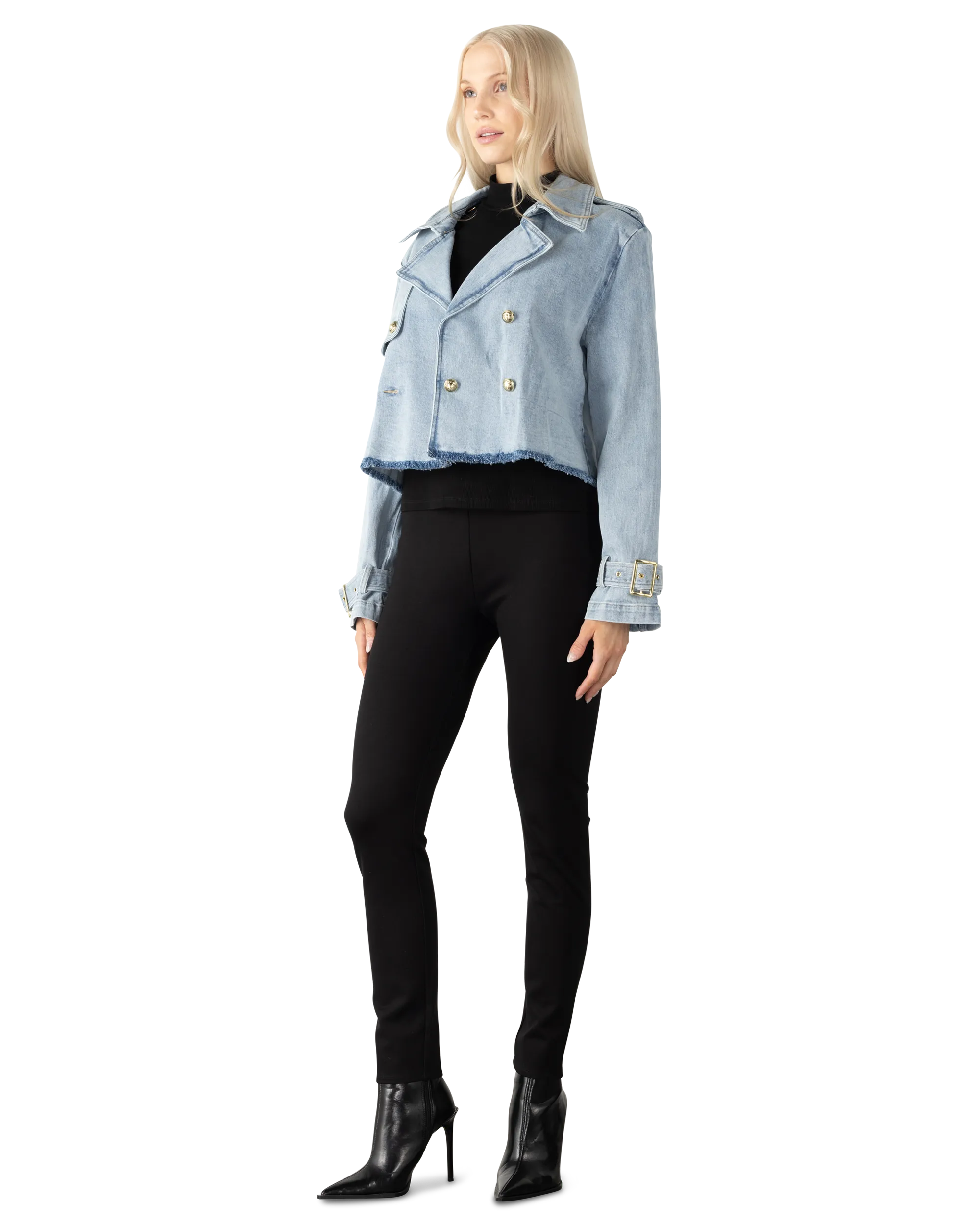 Generation Love Camila Cropped Denim Jacket