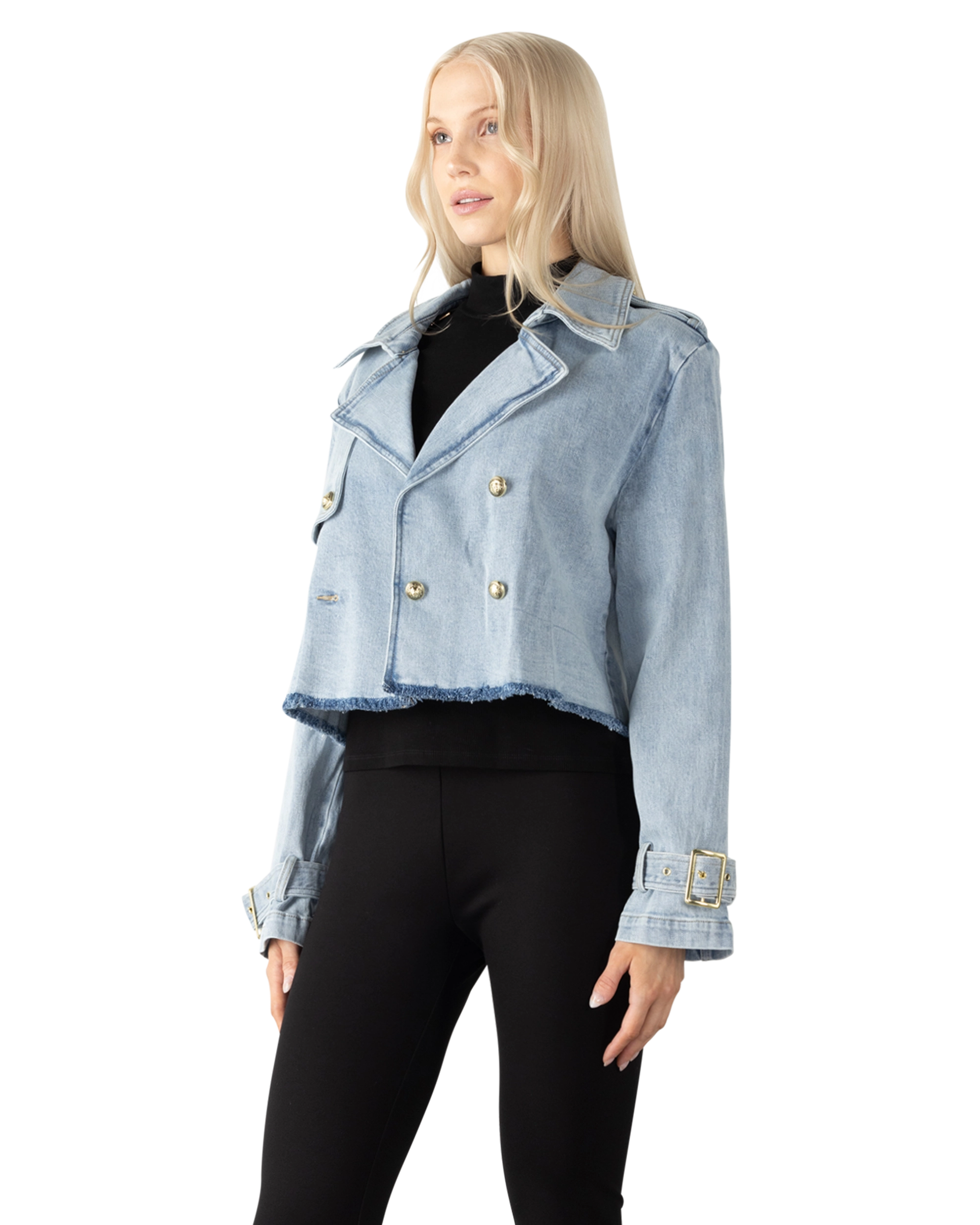 Generation Love Camila Cropped Denim Jacket