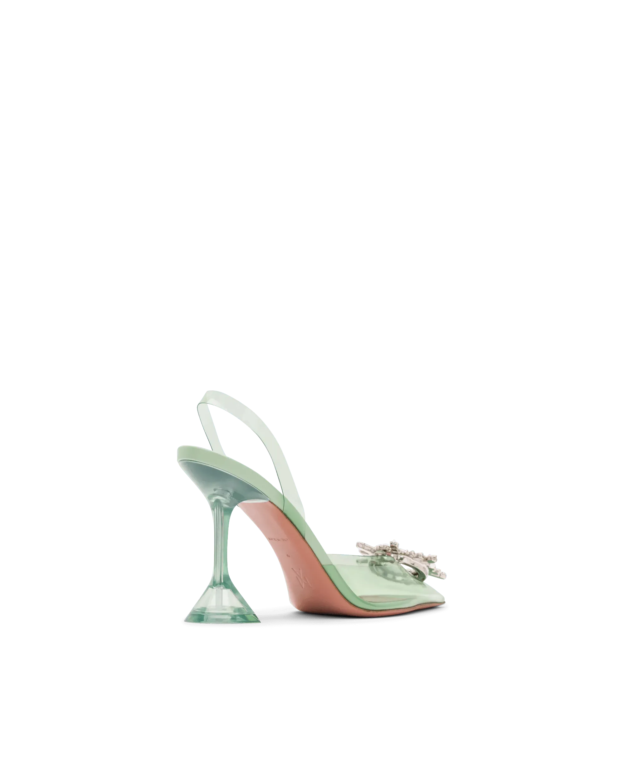 Begum Glass Sling Pumps - DIHSAN