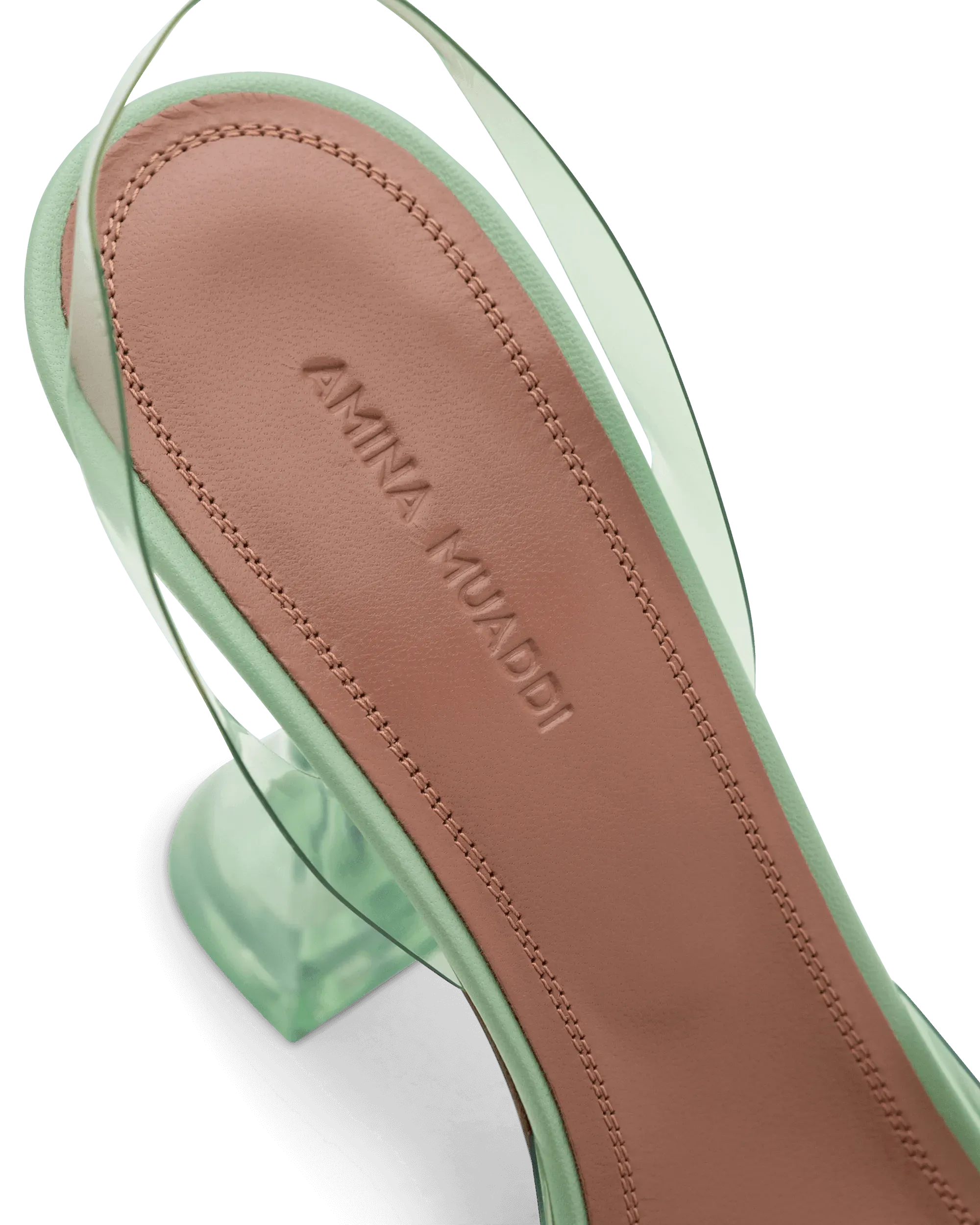 Begum Glass Sling Pumps - DIHSAN