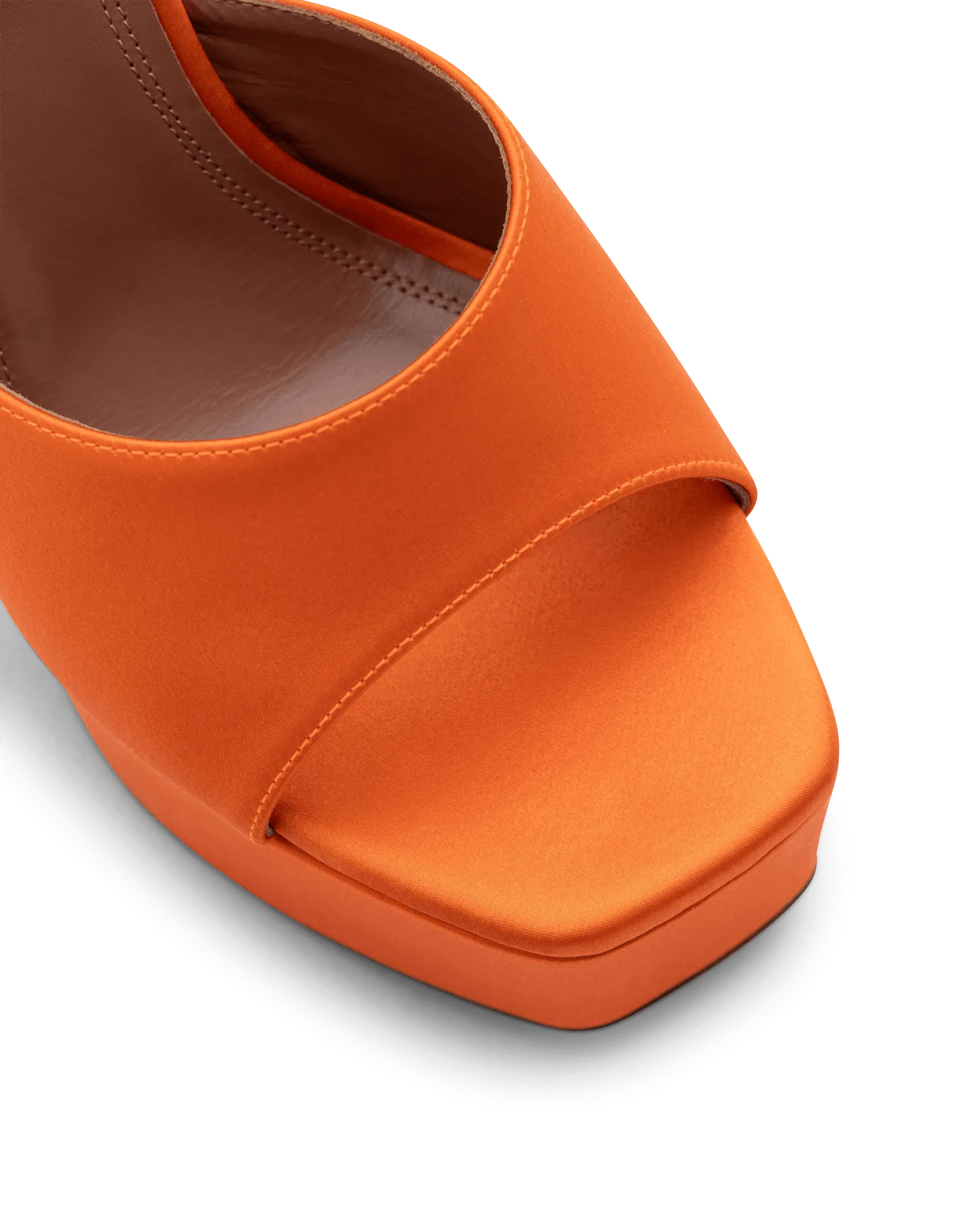 Dalida Satin Platform Heeled Sandals - DIHSAN