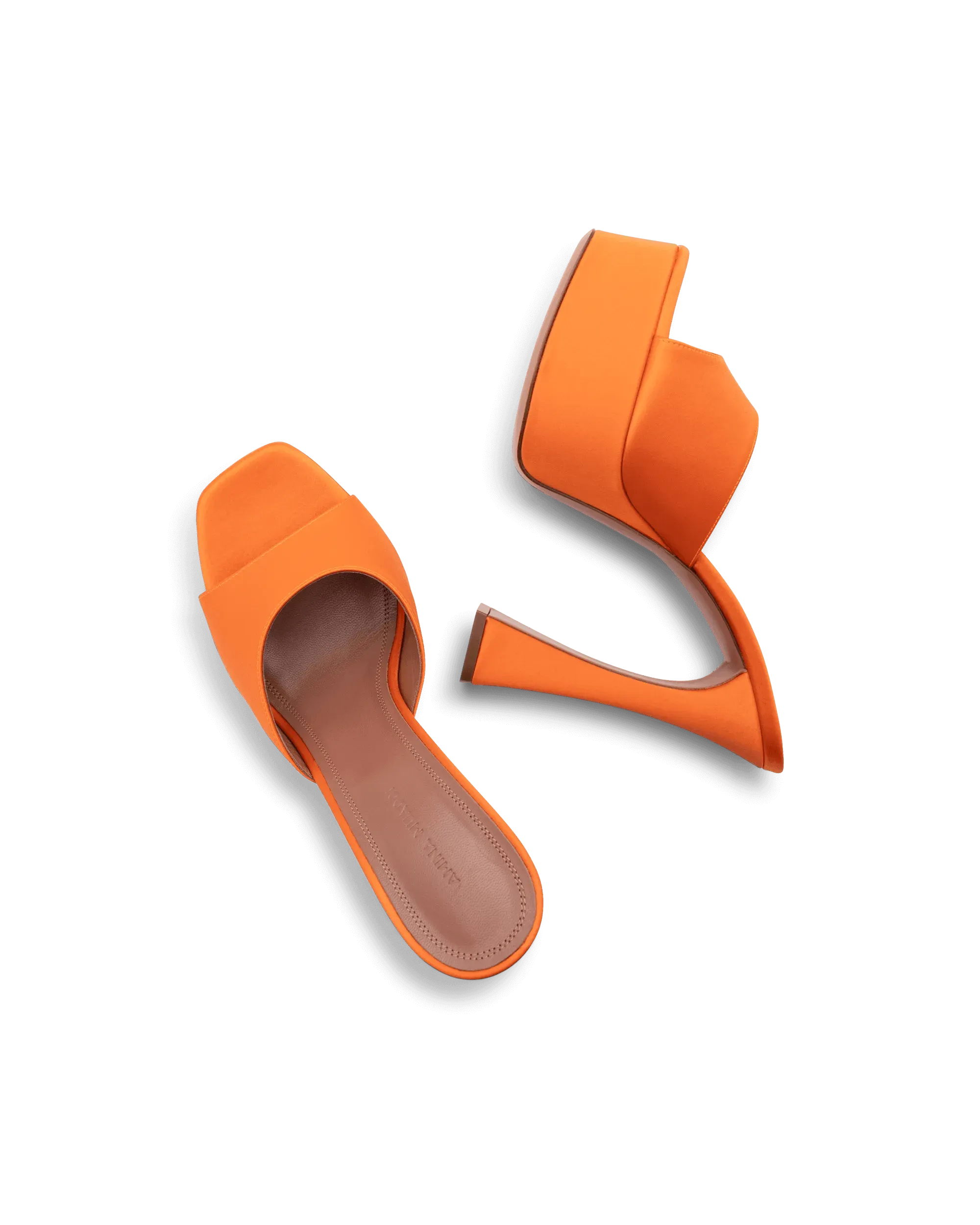 Dalida Satin Platform Heeled Sandals - DIHSAN