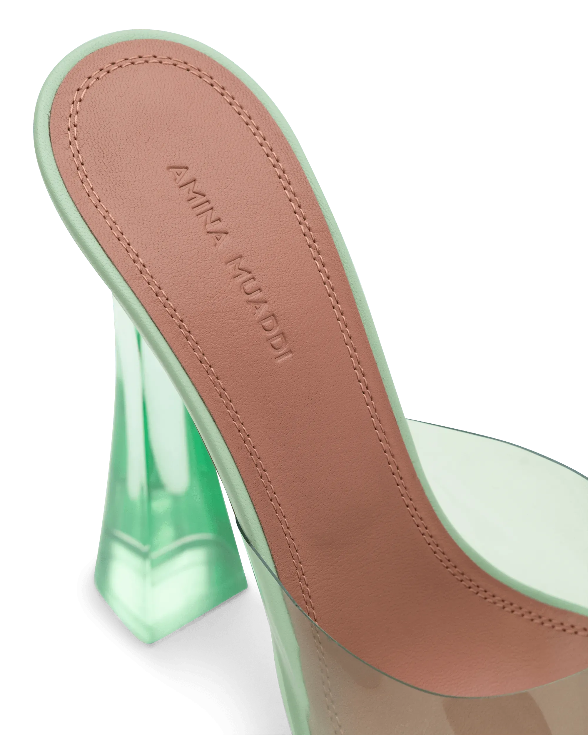 Dalida Glass PVC Platform Sandals - DIHSAN