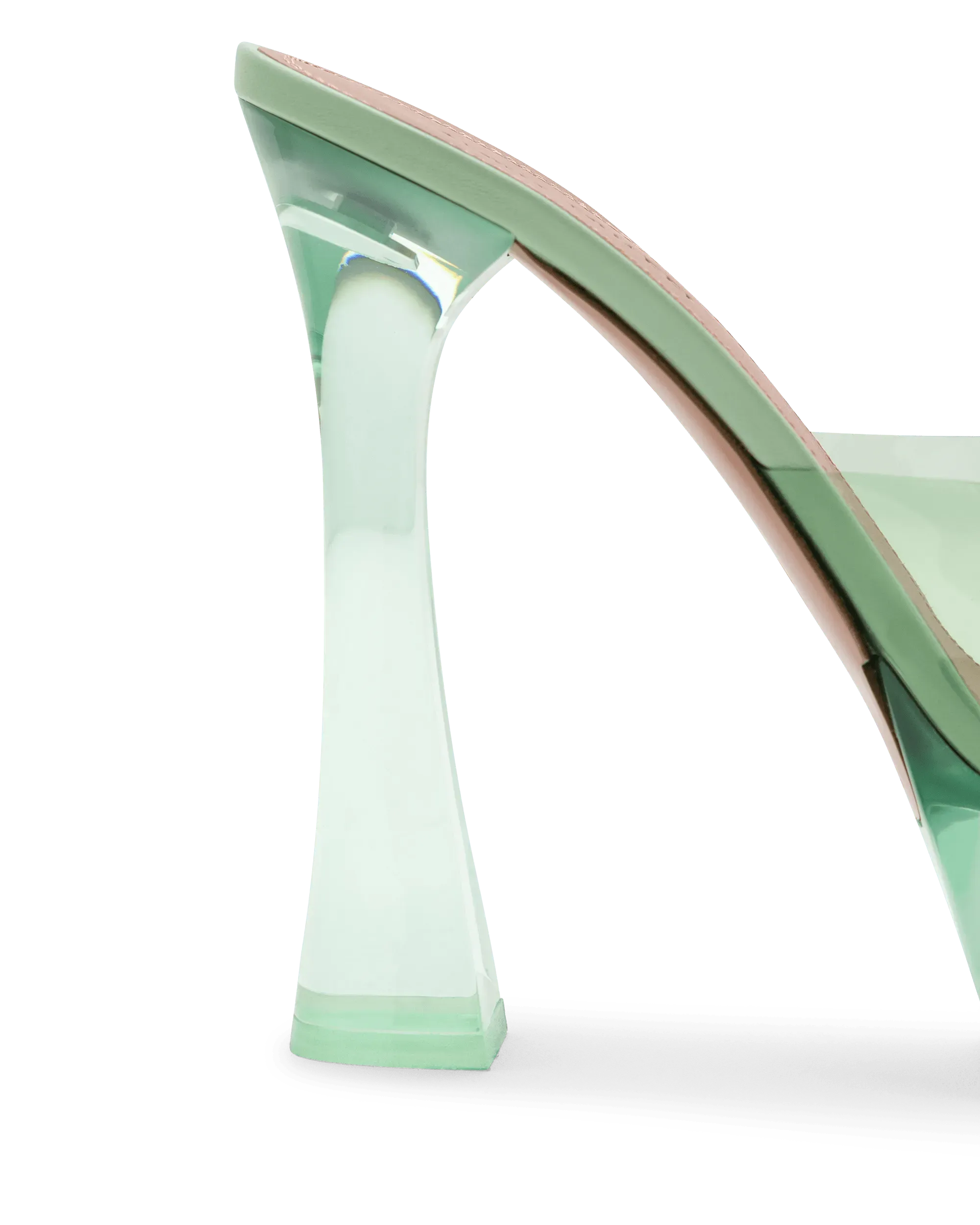 Dalida Glass PVC Platform Sandals - DIHSAN