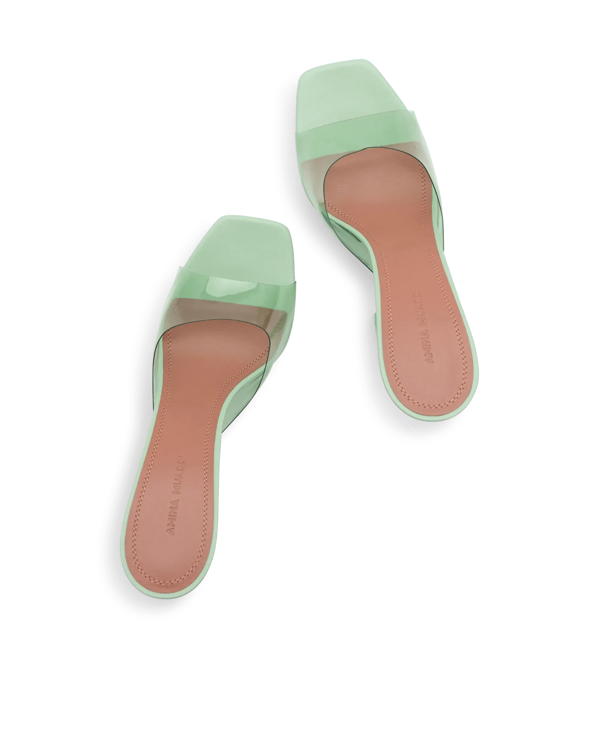 Dalida Glass PVC Platform Sandals - DIHSAN