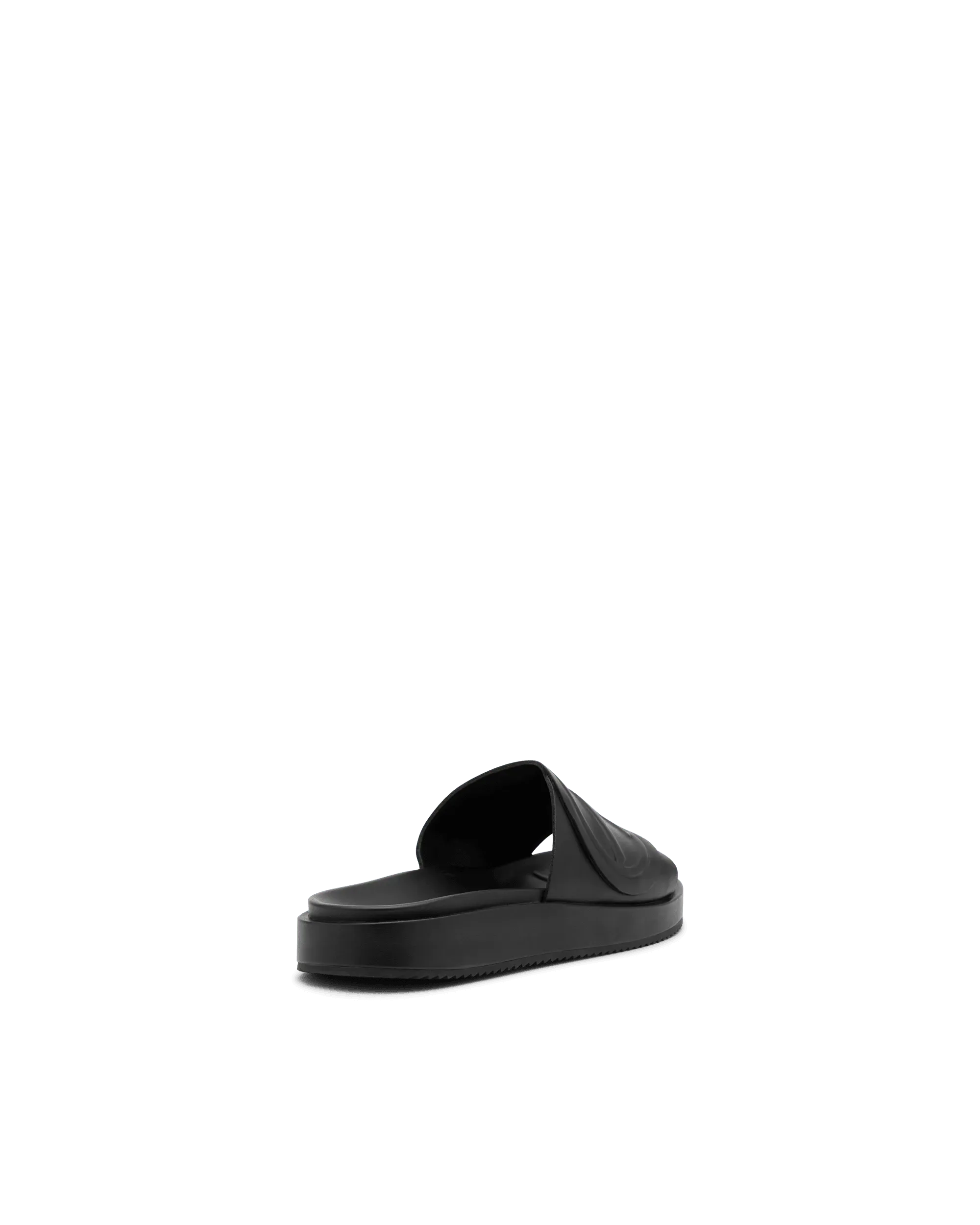 Black Polyurethane Oval D SA-Slides by Diesel | DIHSAN
