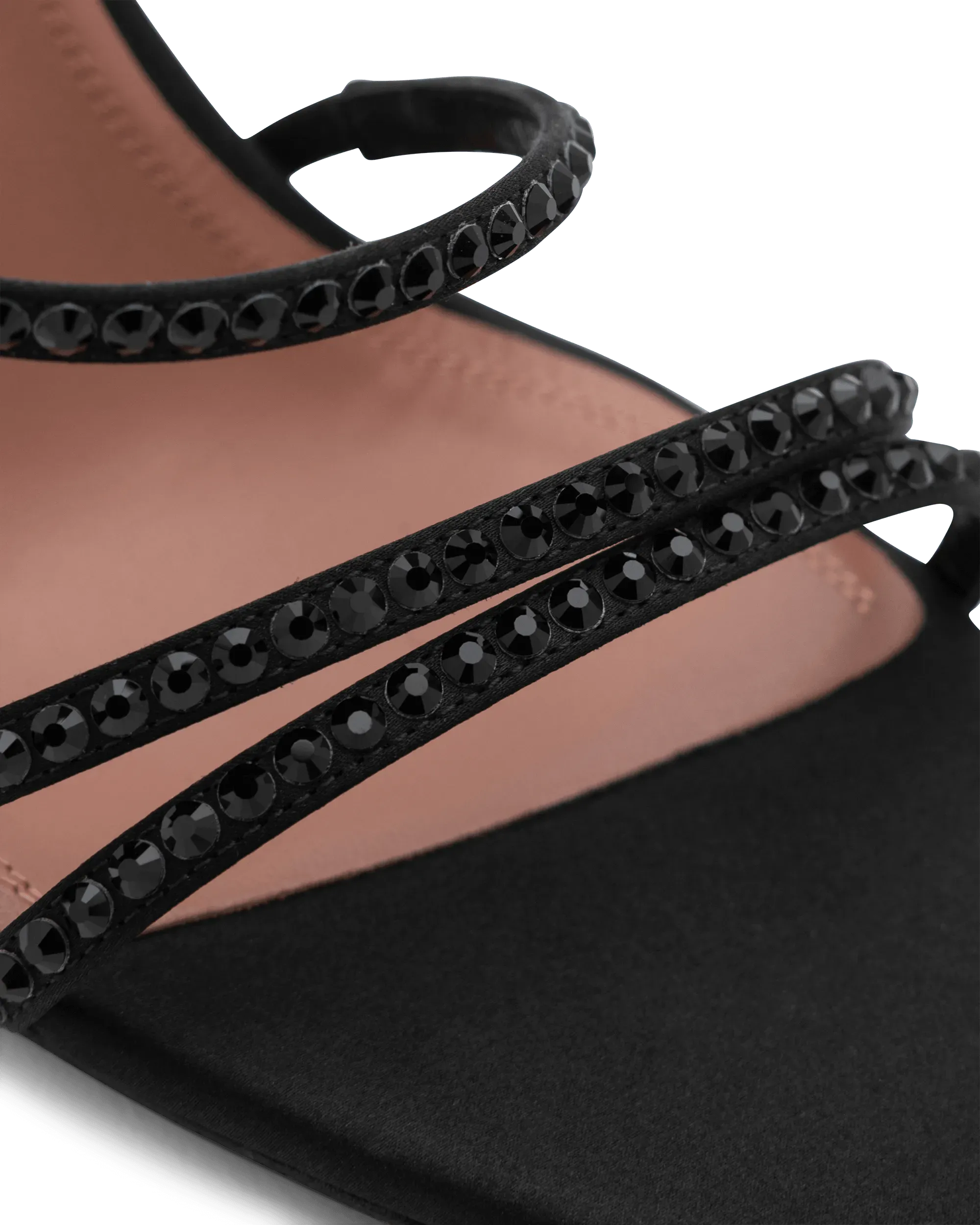 Naima Crystal Slipper 95mm Heeled Sandals - DIHSAN