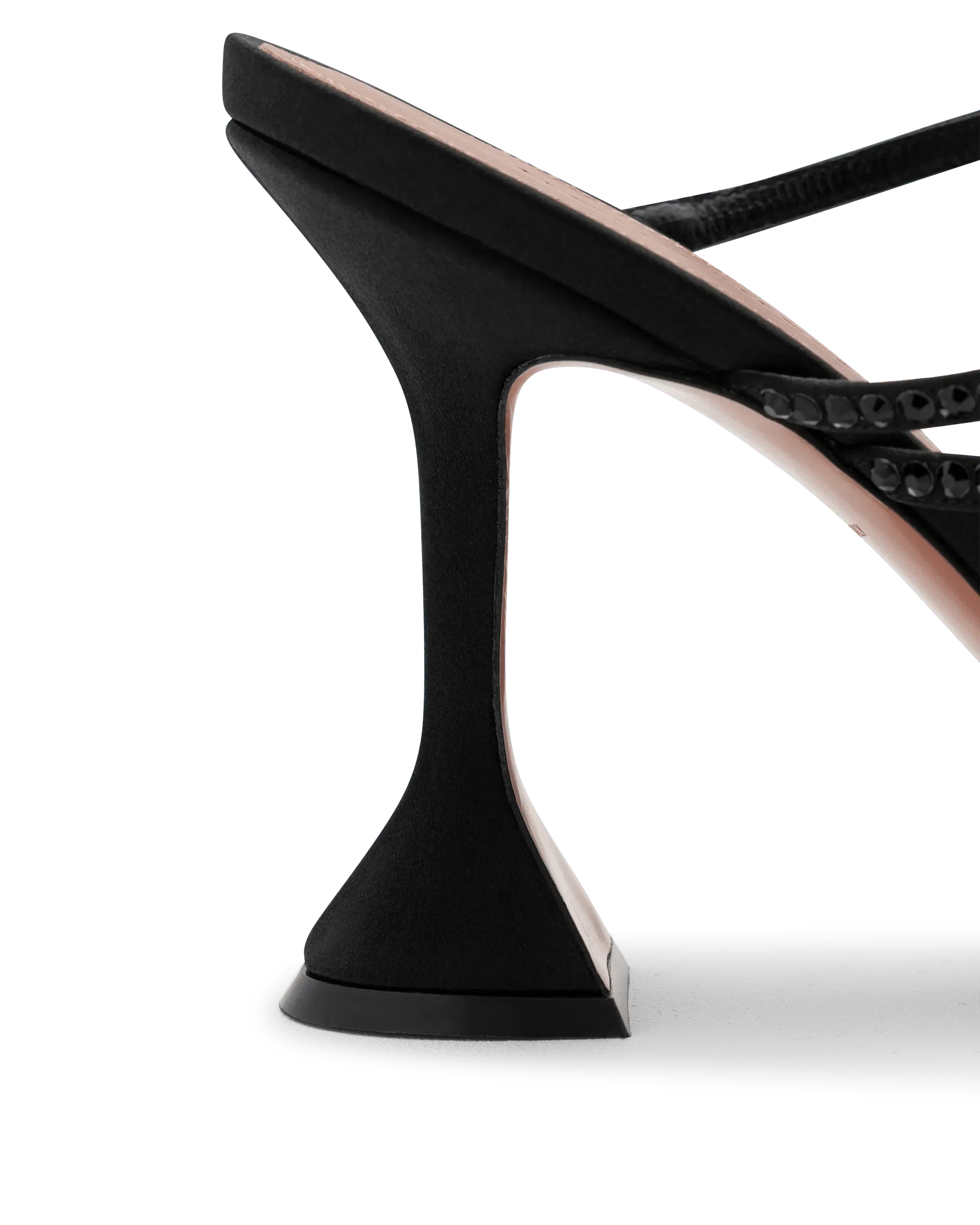 Naima Crystal Slipper 95mm Heeled Sandals - DIHSAN