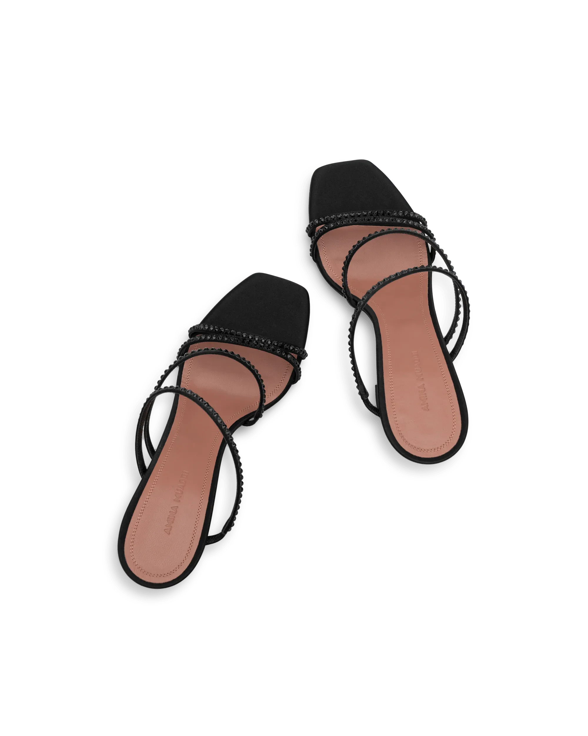 Naima Crystal Slipper 95mm Heeled Sandals - DIHSAN