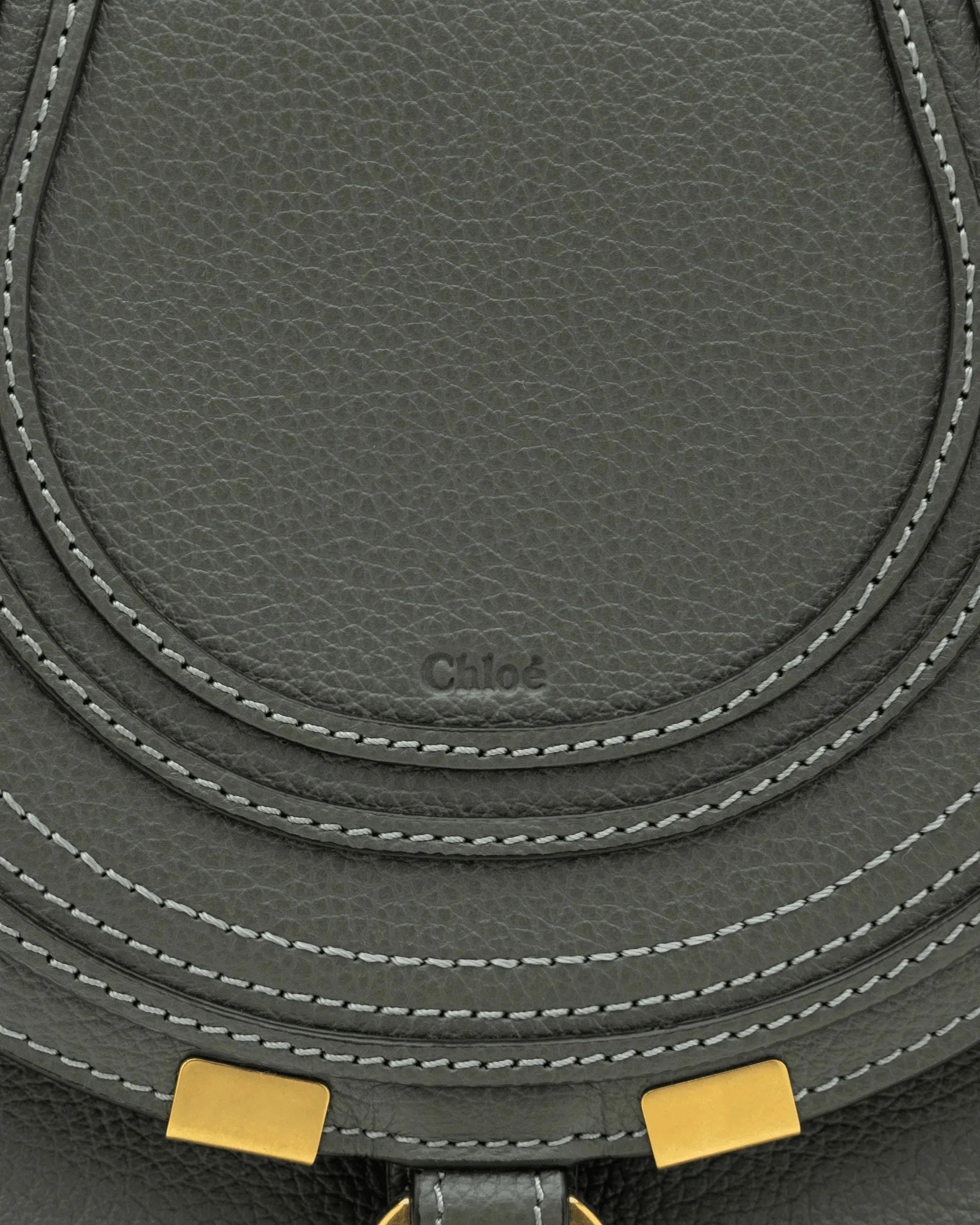 Small Marcie Leather Saddle Bag - DIHSAN