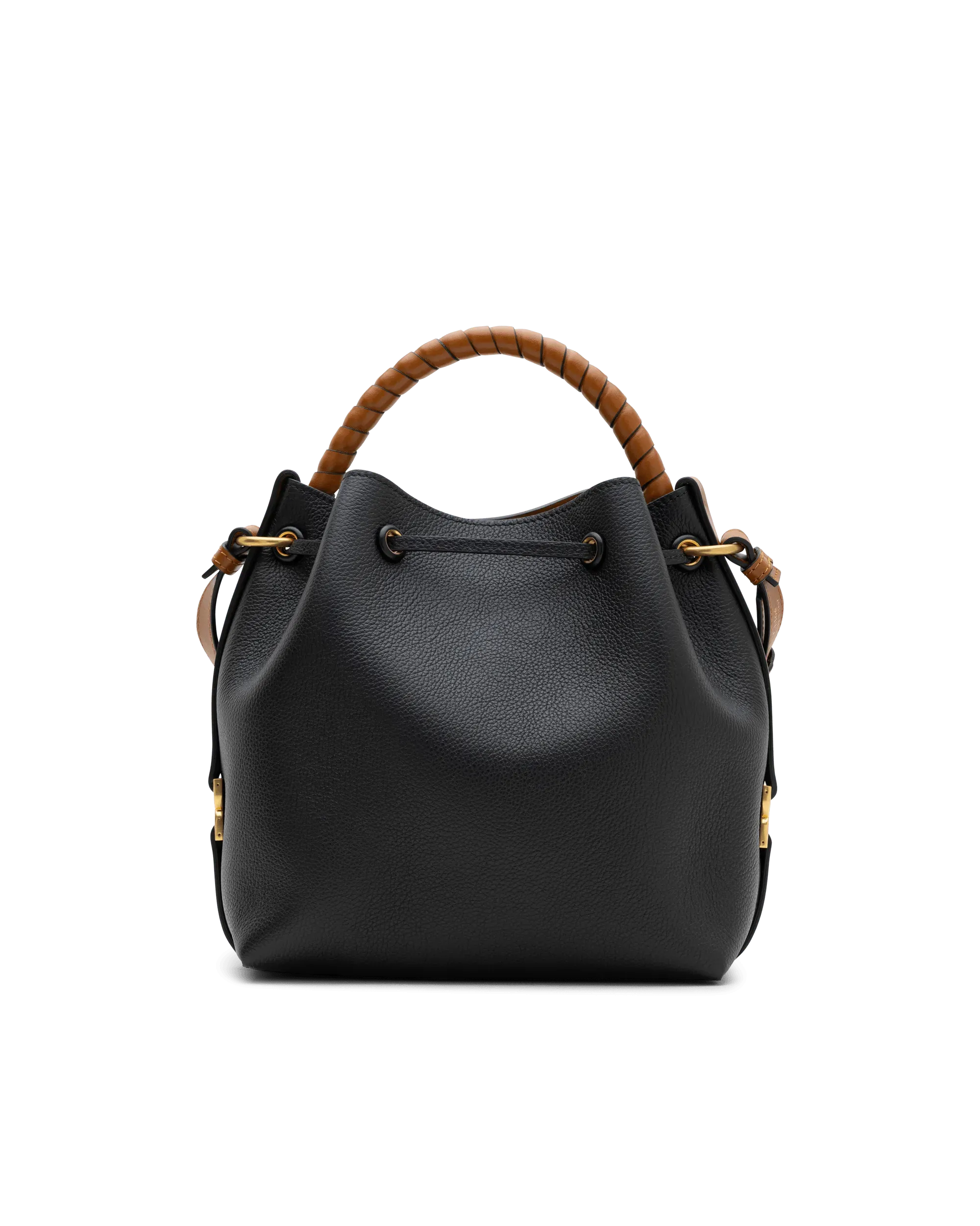 Marcie Leather Bucket Bag - DIHSAN