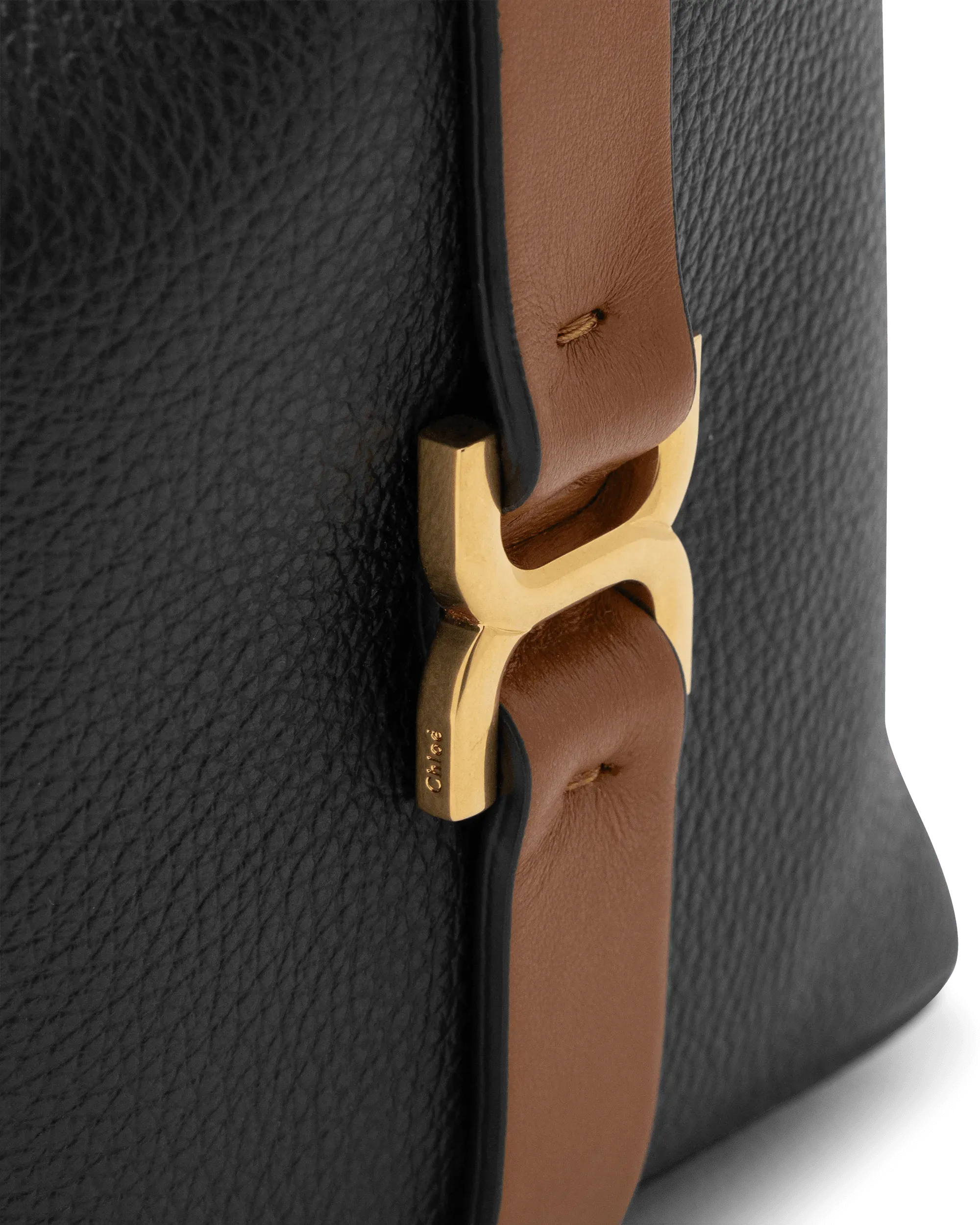Marcie Leather Bucket Bag - DIHSAN