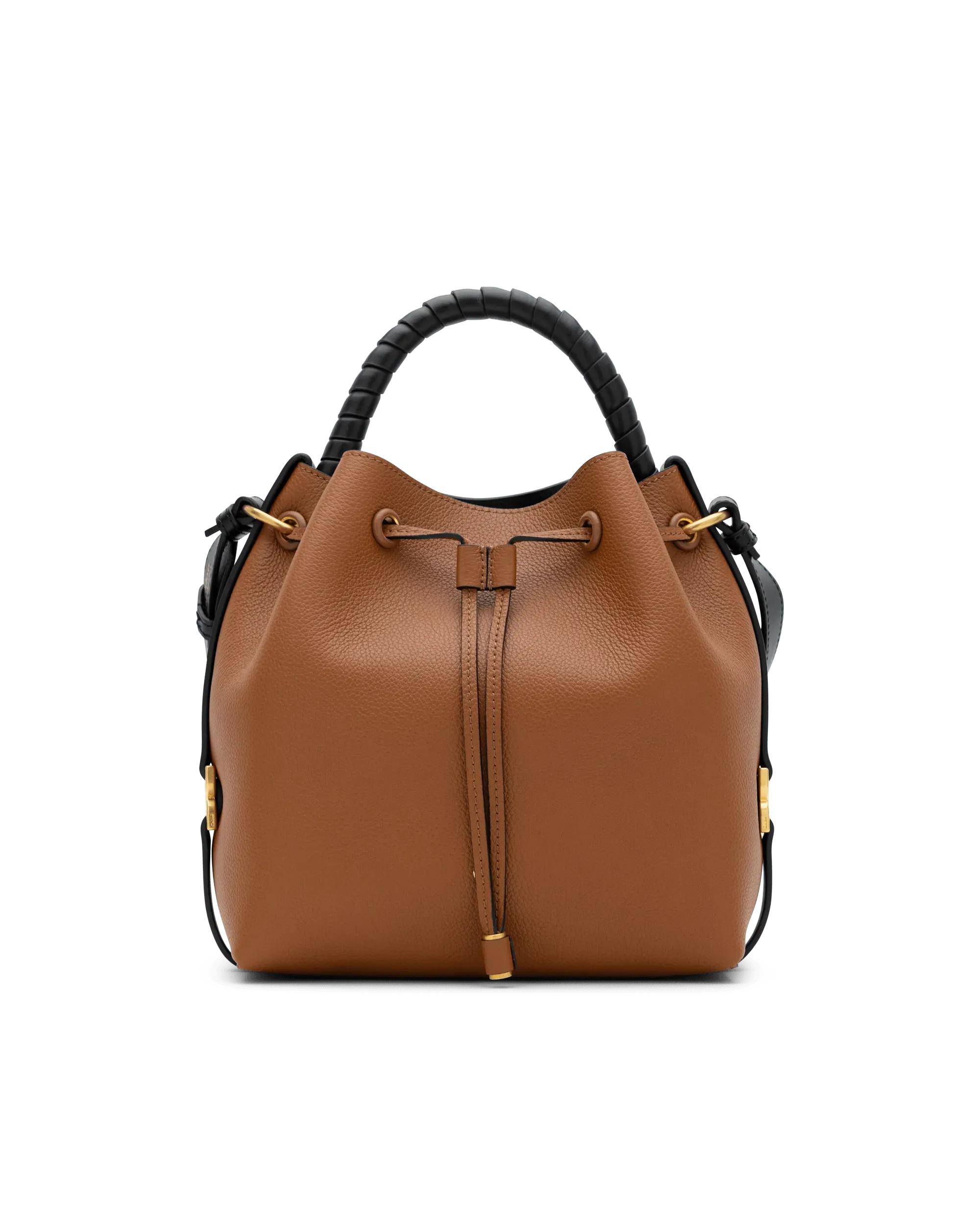 Marcie Leather Bucket Bag - DIHSAN