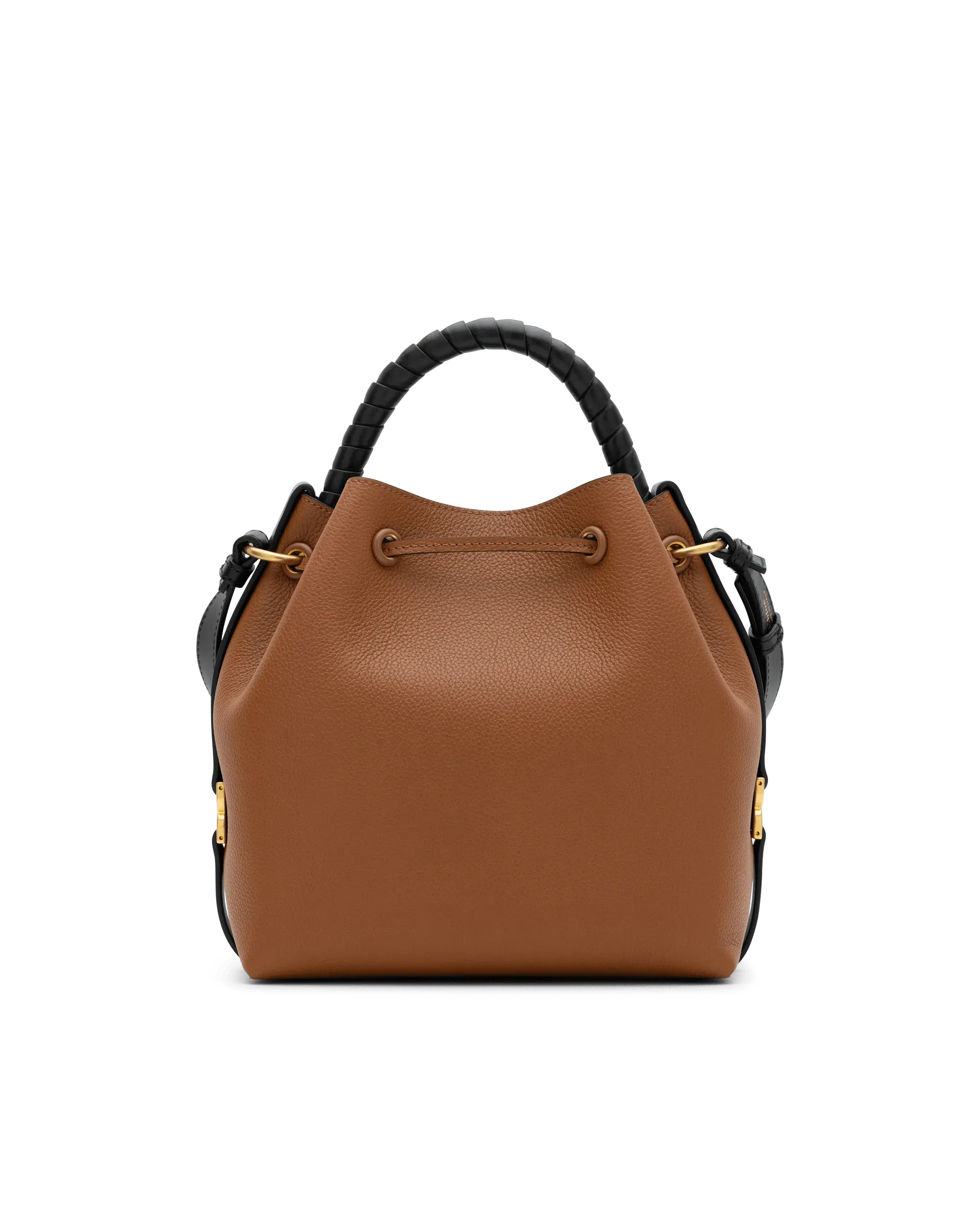 Marcie Leather Bucket Bag - DIHSAN