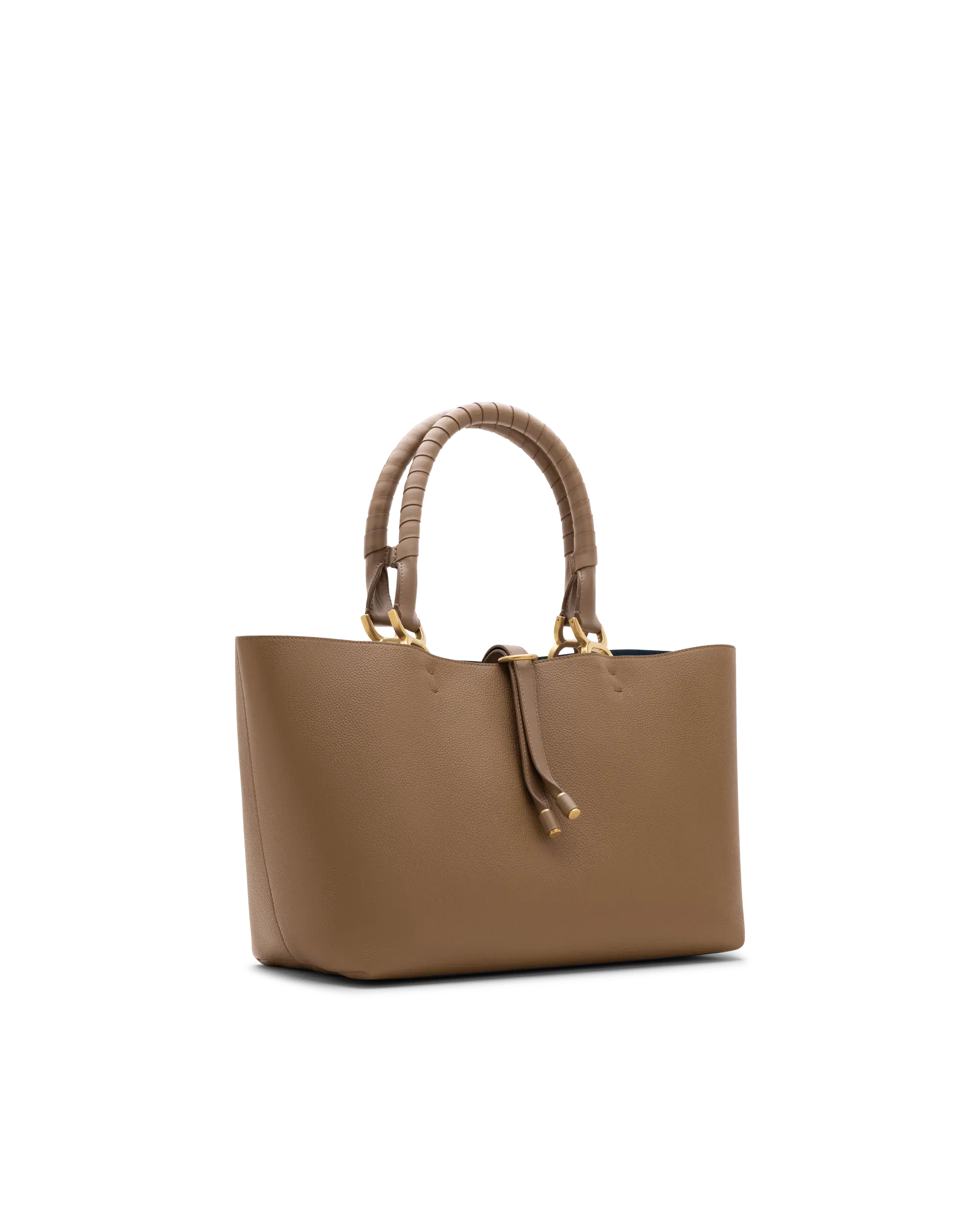 Marcie Small Leather Tote - DIHSAN