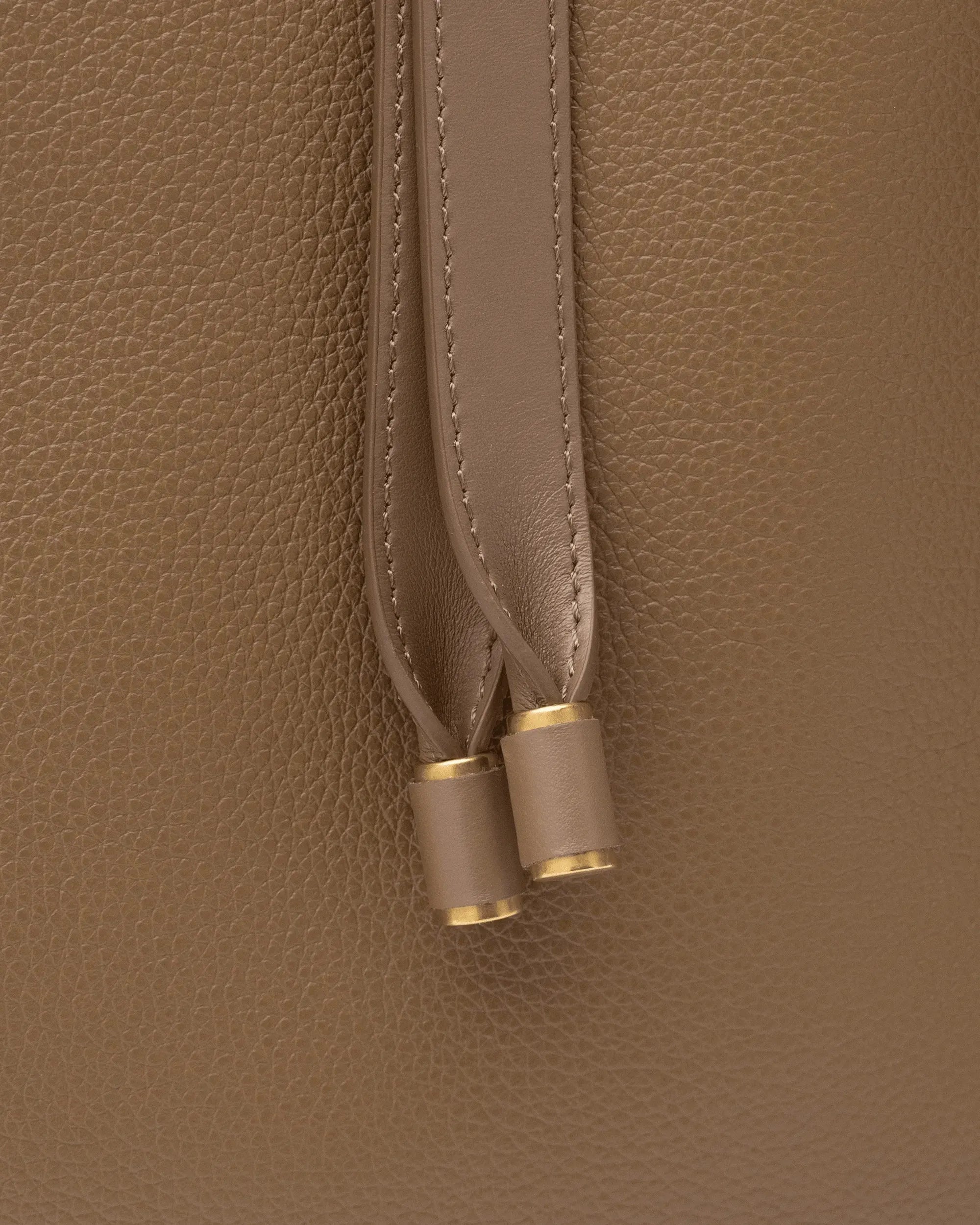 Marcie Small Leather Tote - DIHSAN
