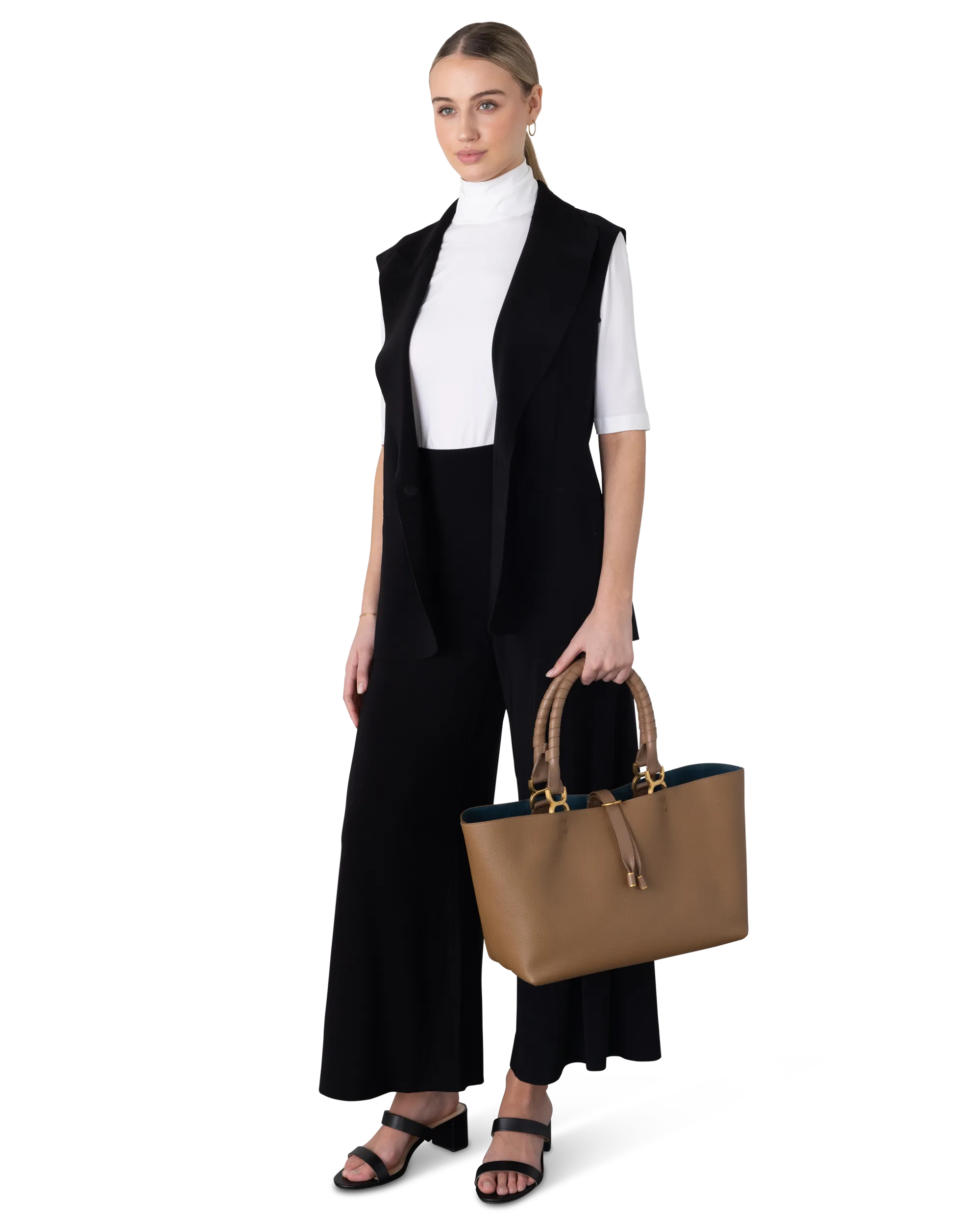 Marcie Small Leather Tote
