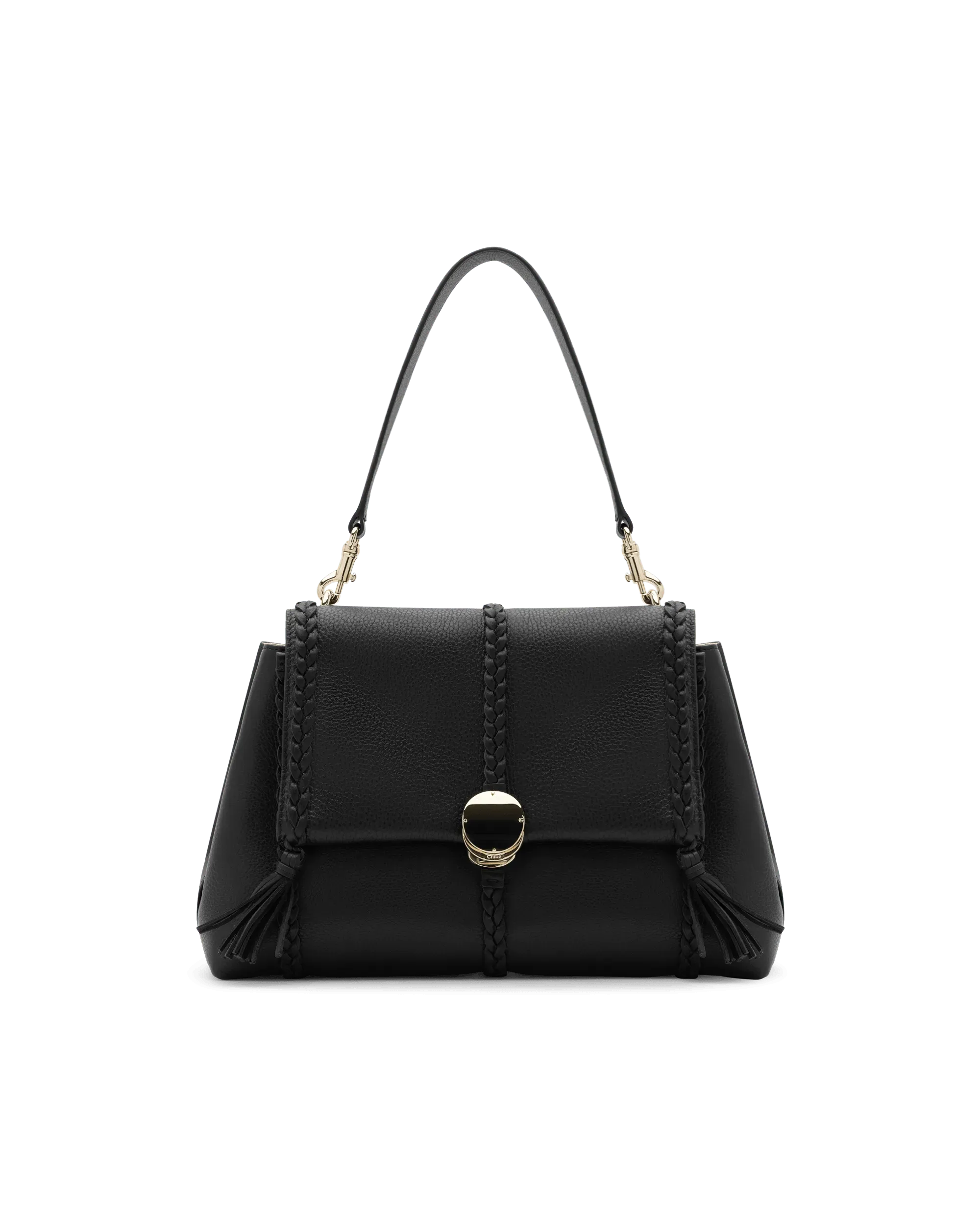 Penelope Soft Leather Medium Shoulder Bag - DIHSAN