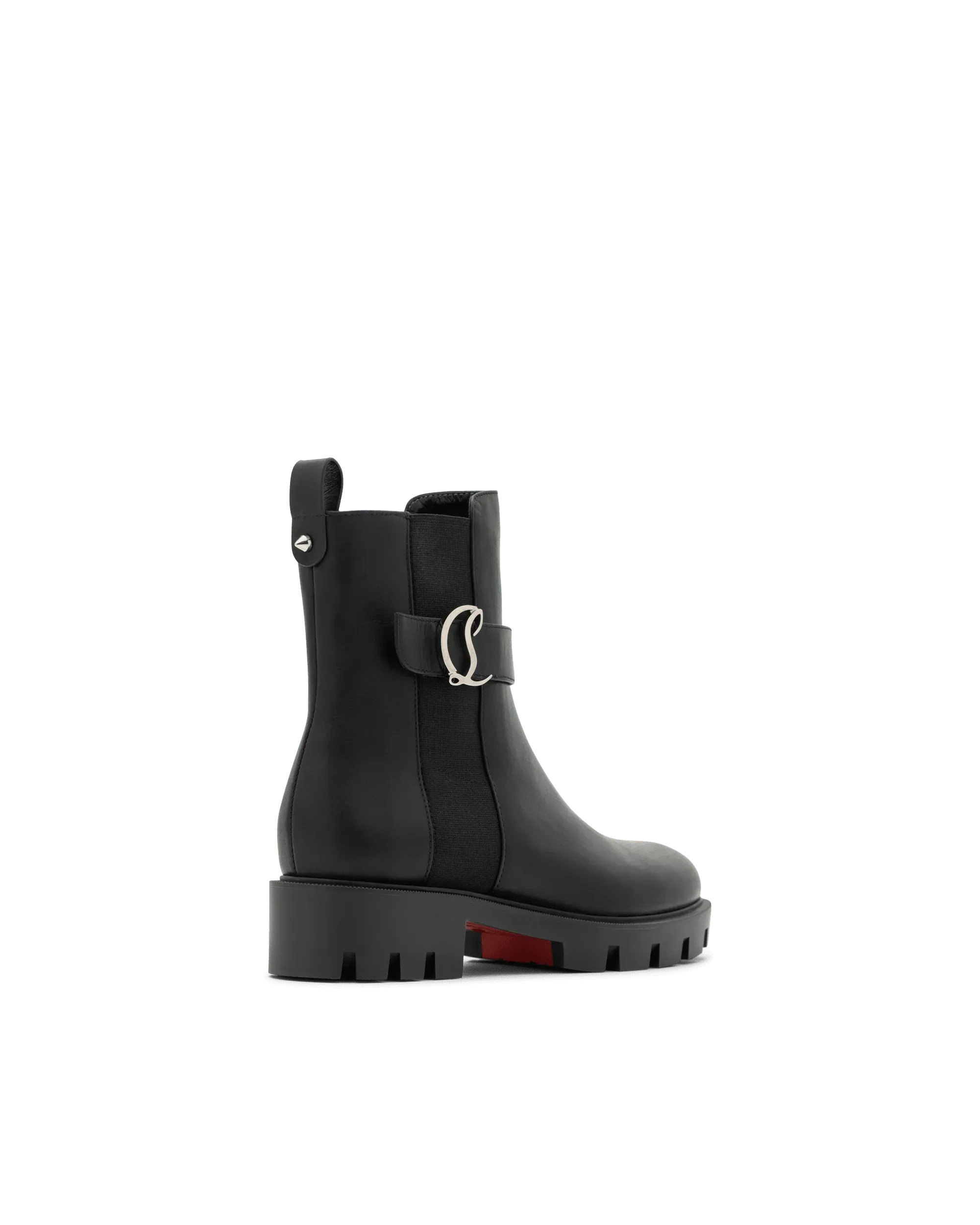 Chelsea Booty Lug Leather Boots - DIHSAN