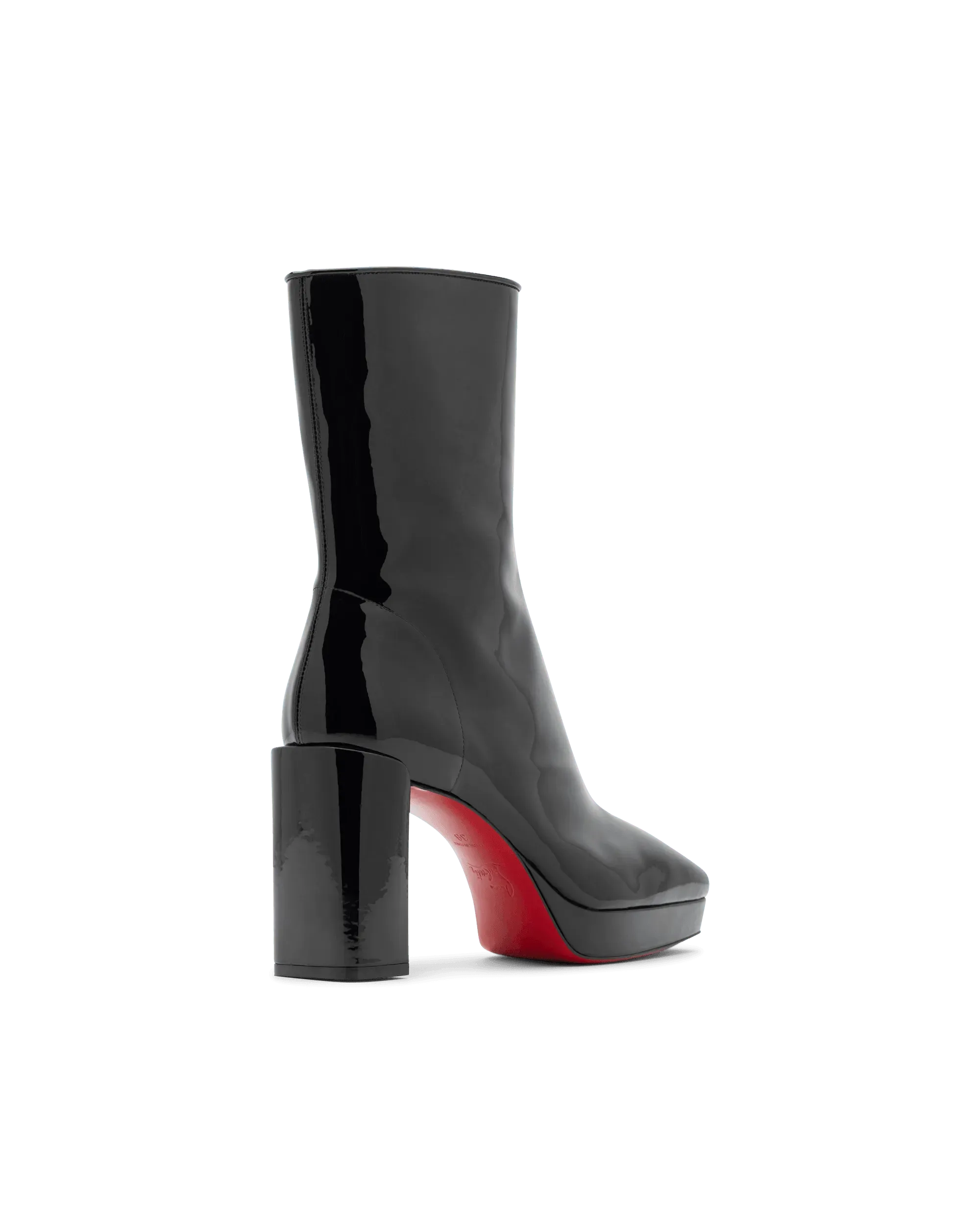 Alleo 90 Patent Soft Leather Ankle Boots - DIHSAN