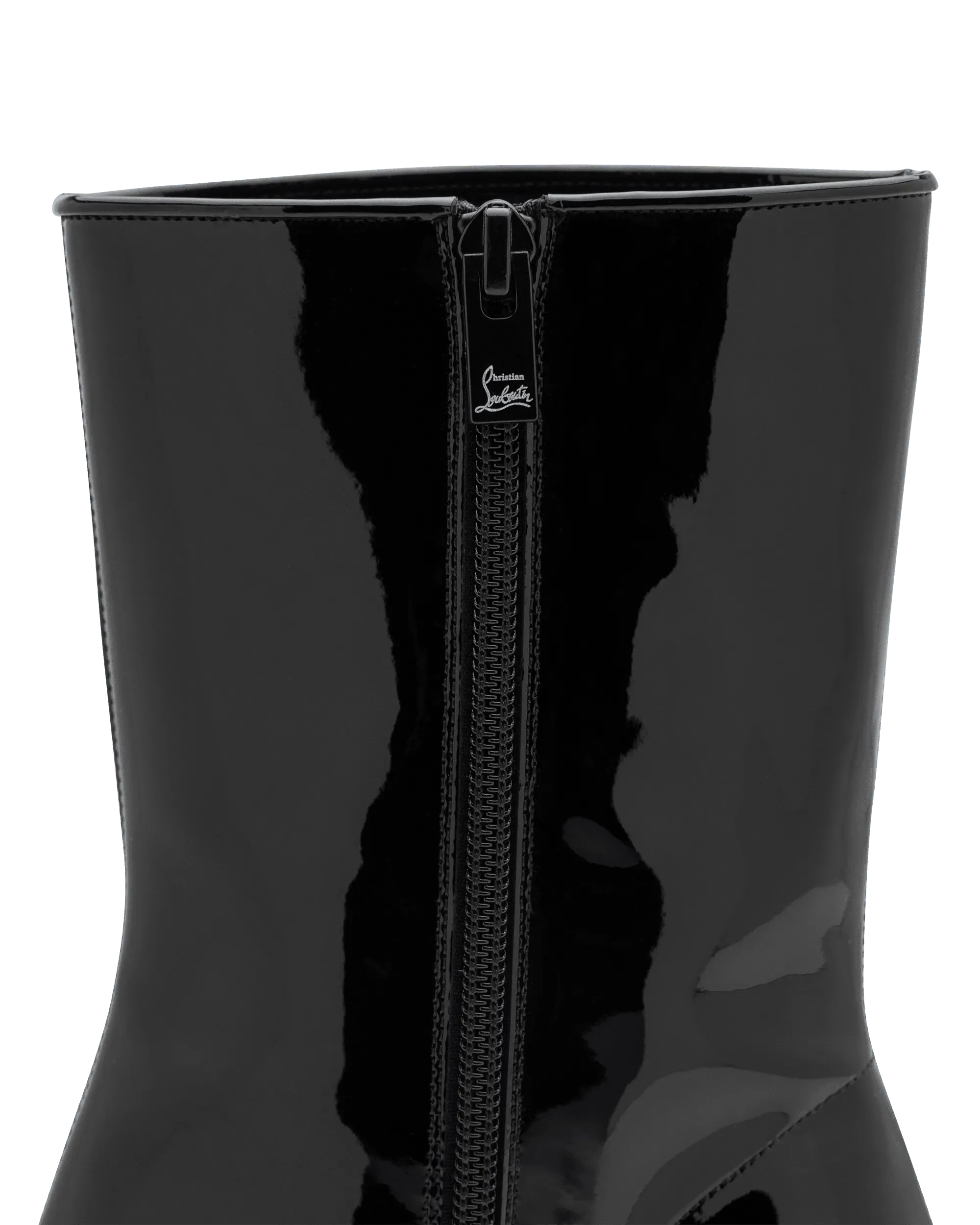 Alleo 90 Patent Soft Leather Ankle Boots - DIHSAN