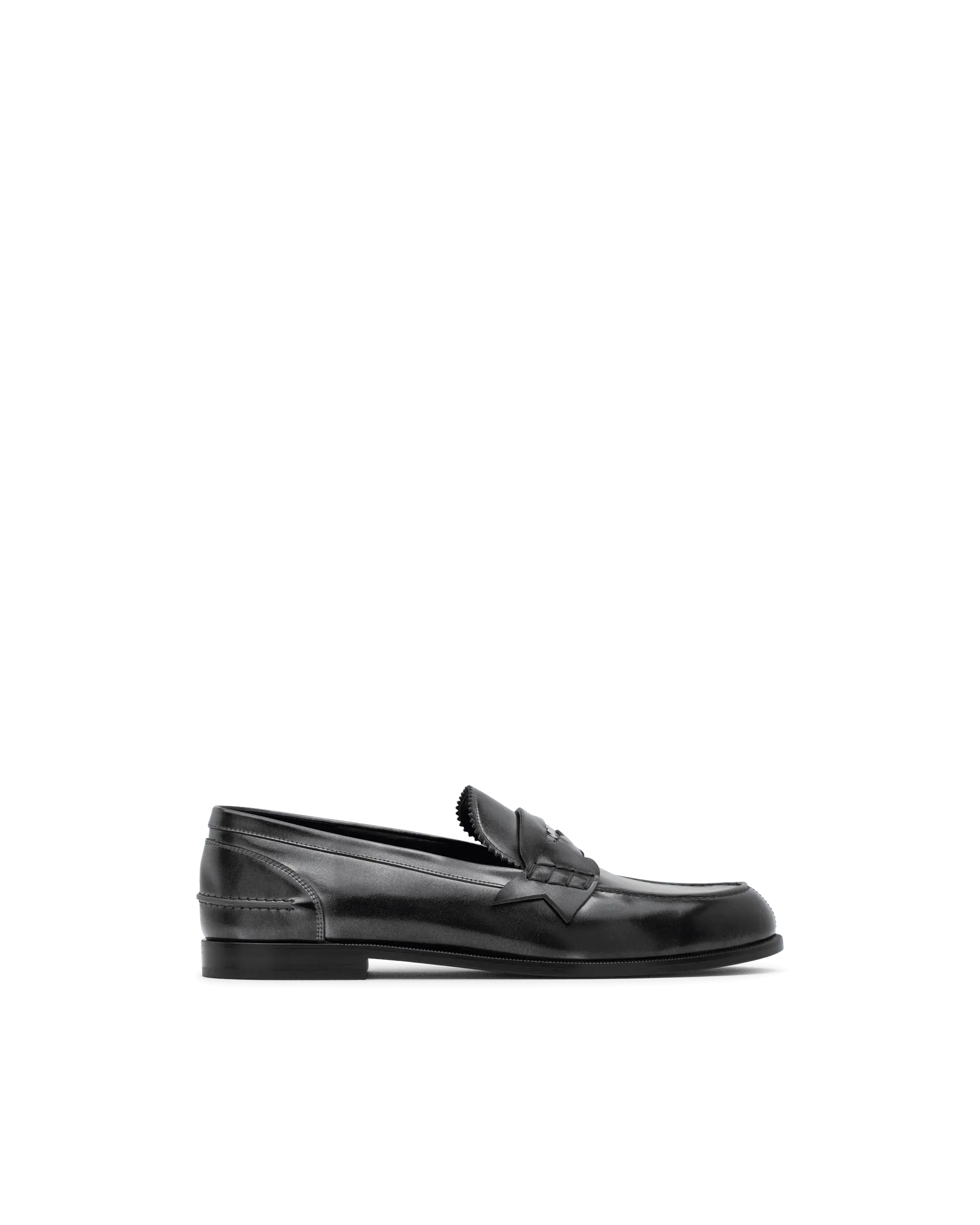 Penny Donna Brush Leather Loafers - DIHSAN