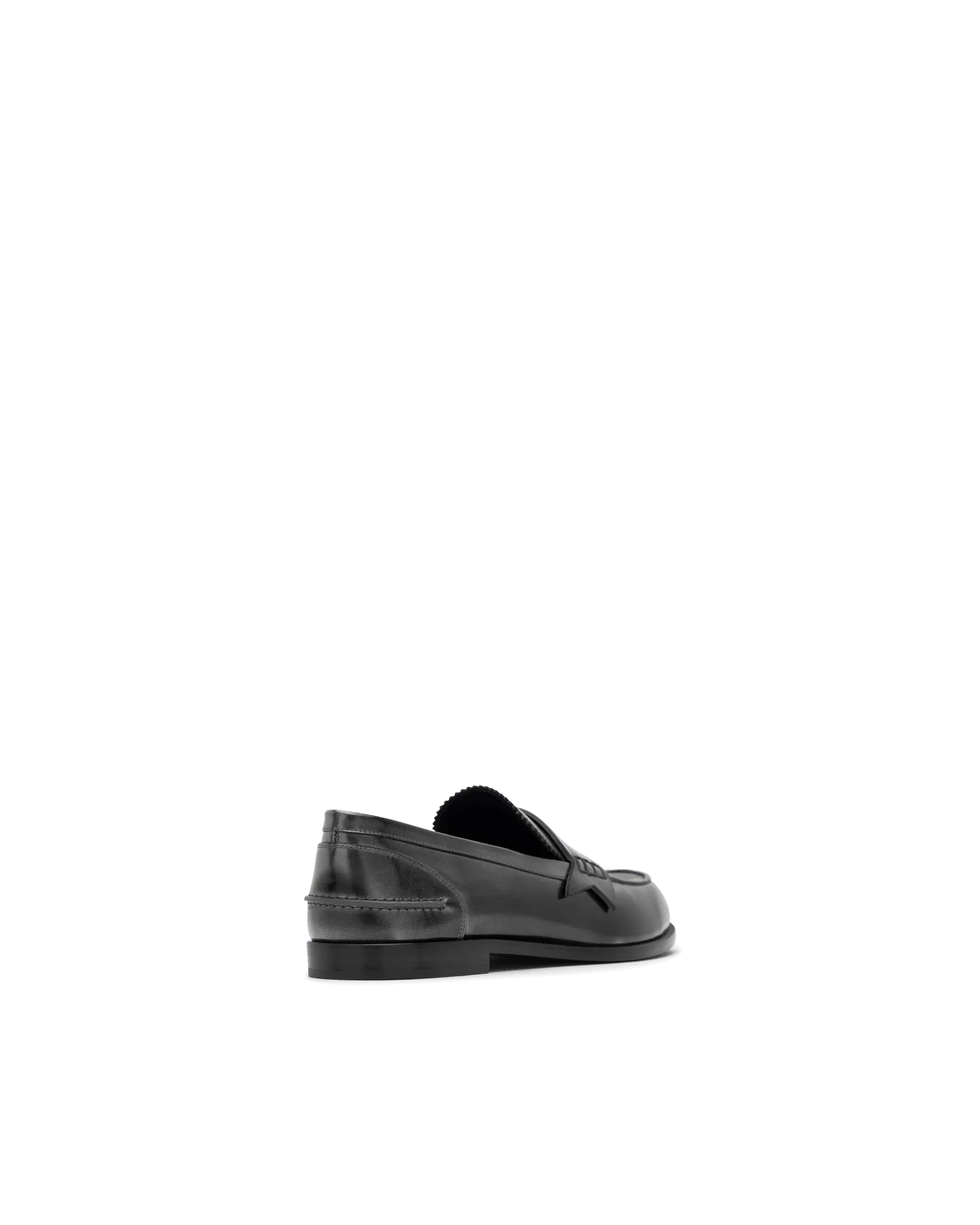 Penny Donna Brush Leather Loafers - DIHSAN