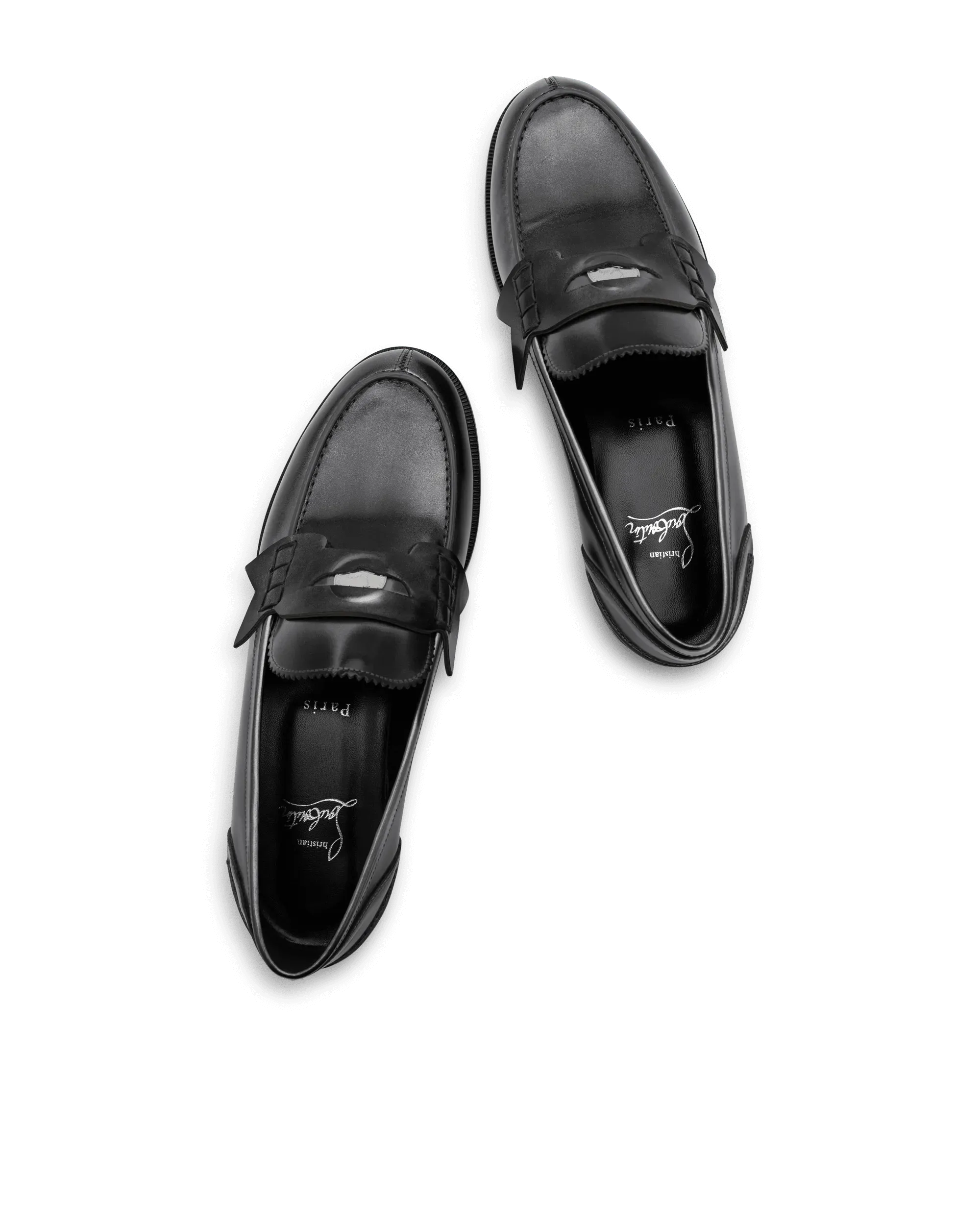 Penny Donna Brush Leather Loafers - DIHSAN